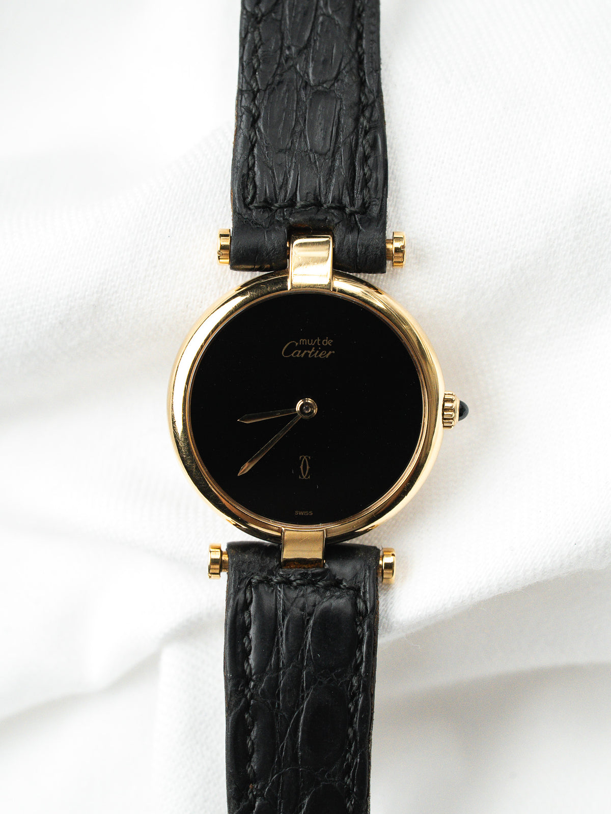 Cartier Must Vendôme 590004 — Schwarz, Armband Cartier (1990s)