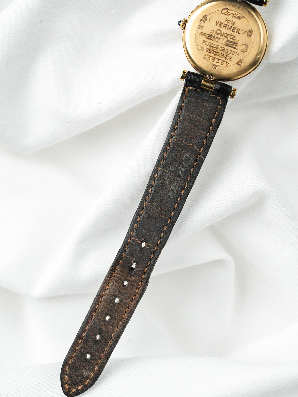 Cartier Must Vendôme 590004 — Negro, Pulsera Cartier (1990s)