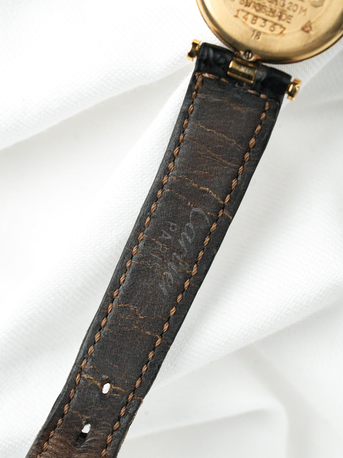Cartier Must Vendôme 590004 — Negro, Pulsera Cartier (1990s)