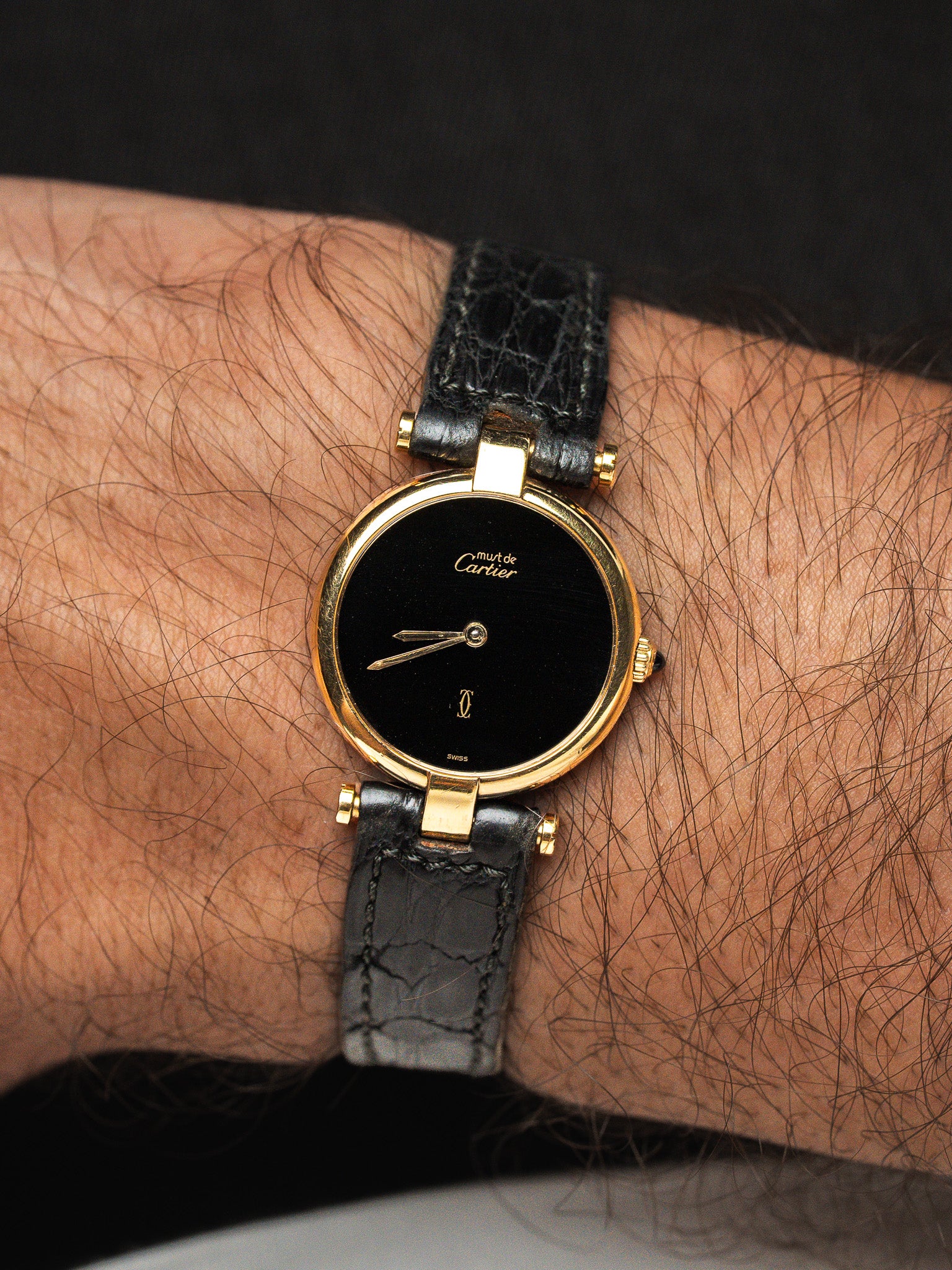 Cartier Must Vendôme 590004 — Schwarz, Armband Cartier (1990s)