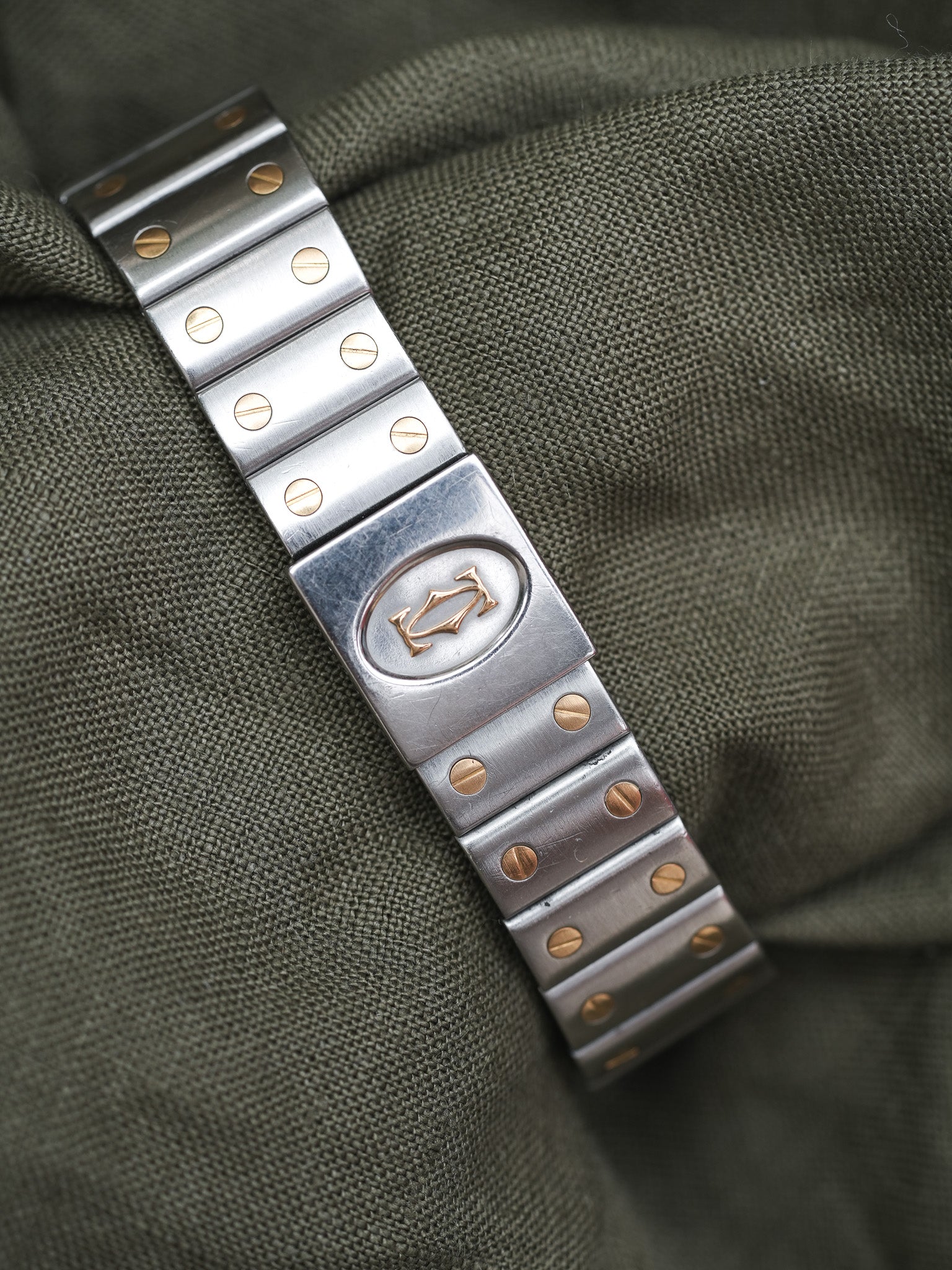 Cartier - Santos Galbée 1879 Acier Or 29mm - 1990s