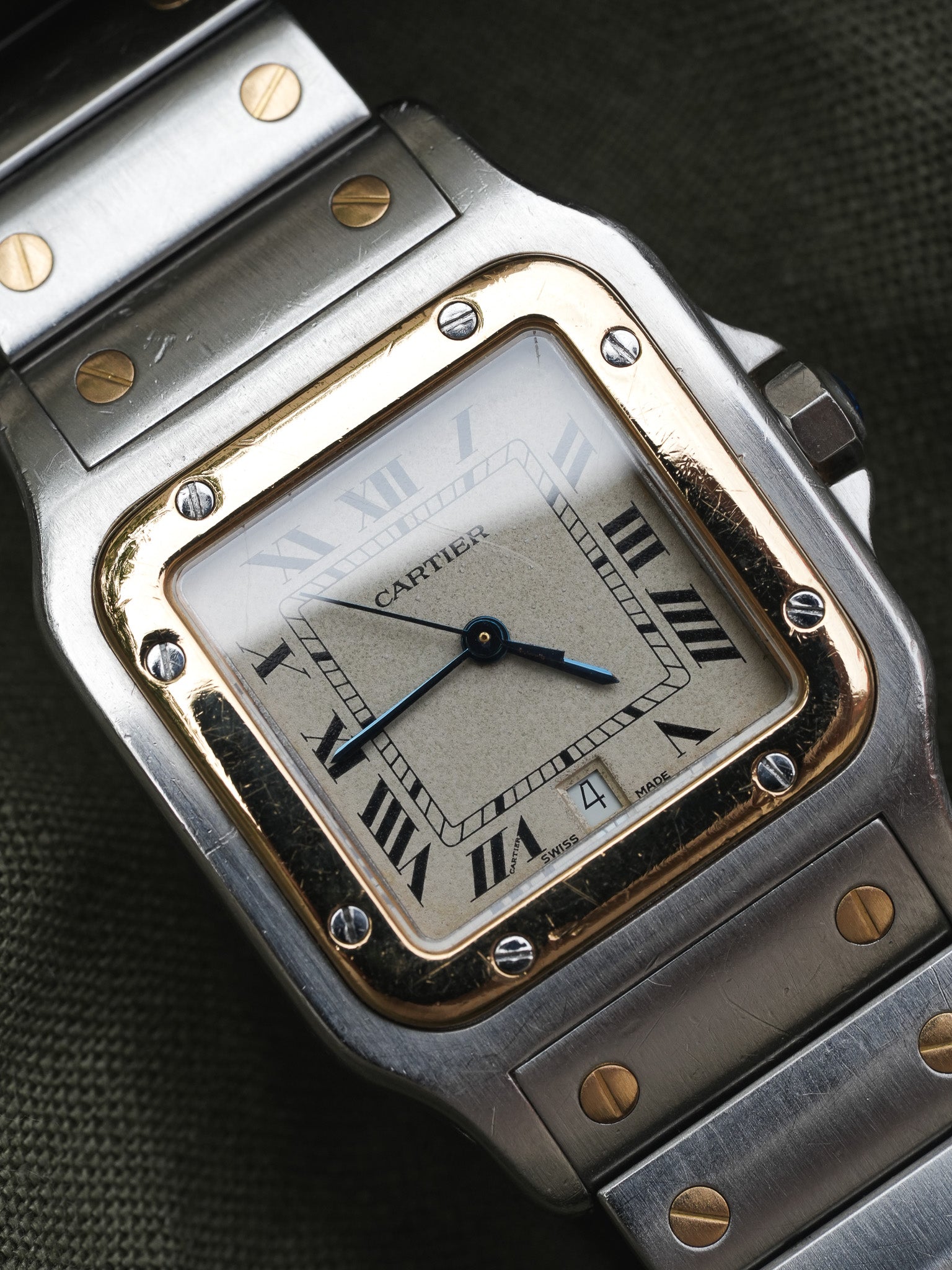 Cartier - Santos Galbée 1879 Acier Or 29mm - 1990s