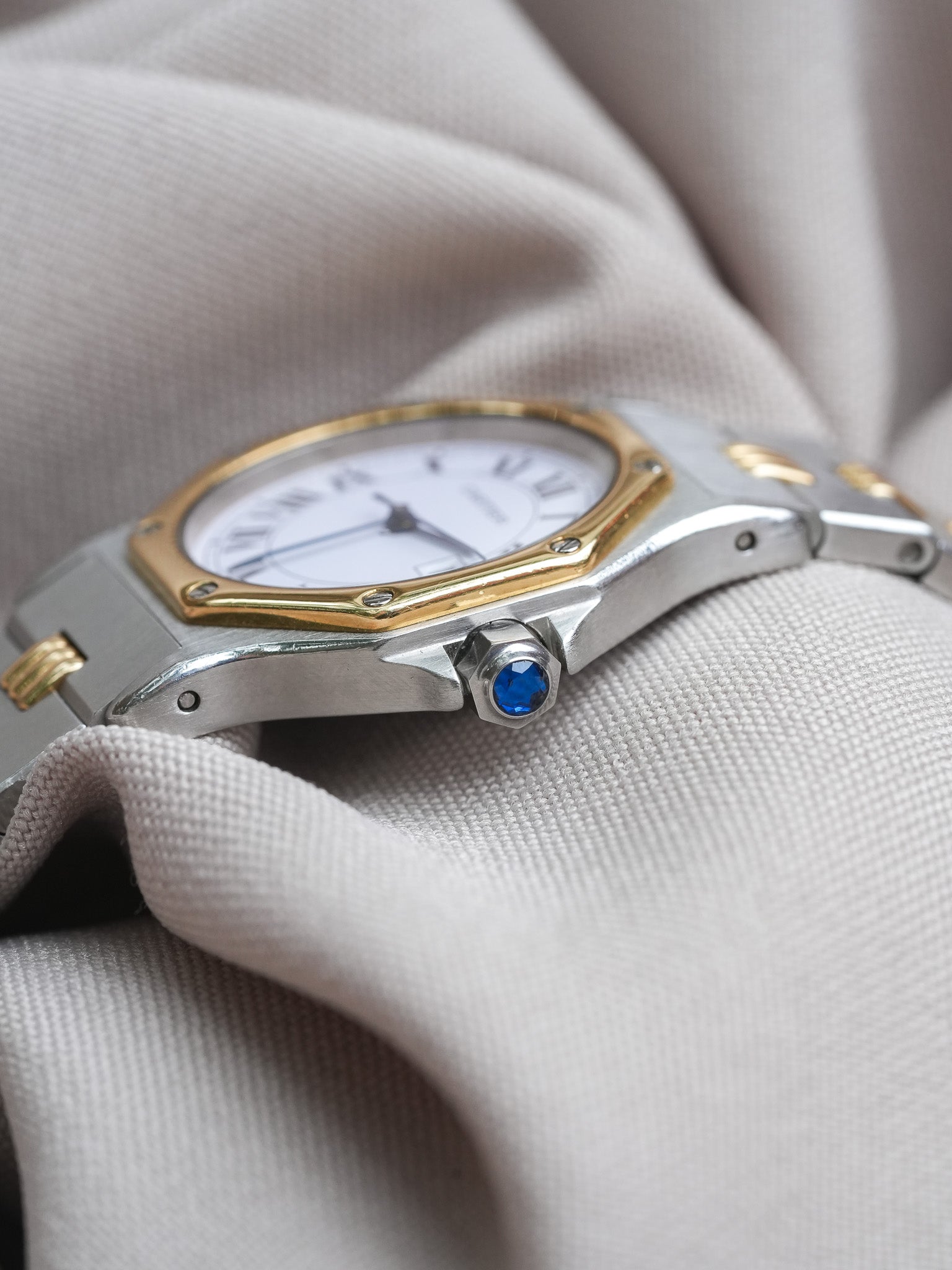 Cartier - Santos Octogonale 2965 Godron Automatique 29mm - 1990s