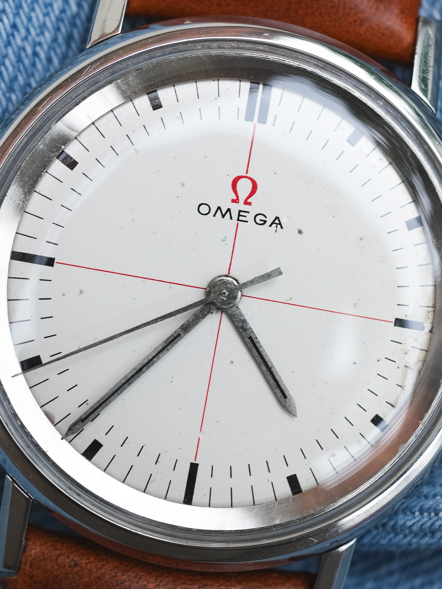 Omega - 131.019 Rotes Fadenkreuz Stahl - 1965