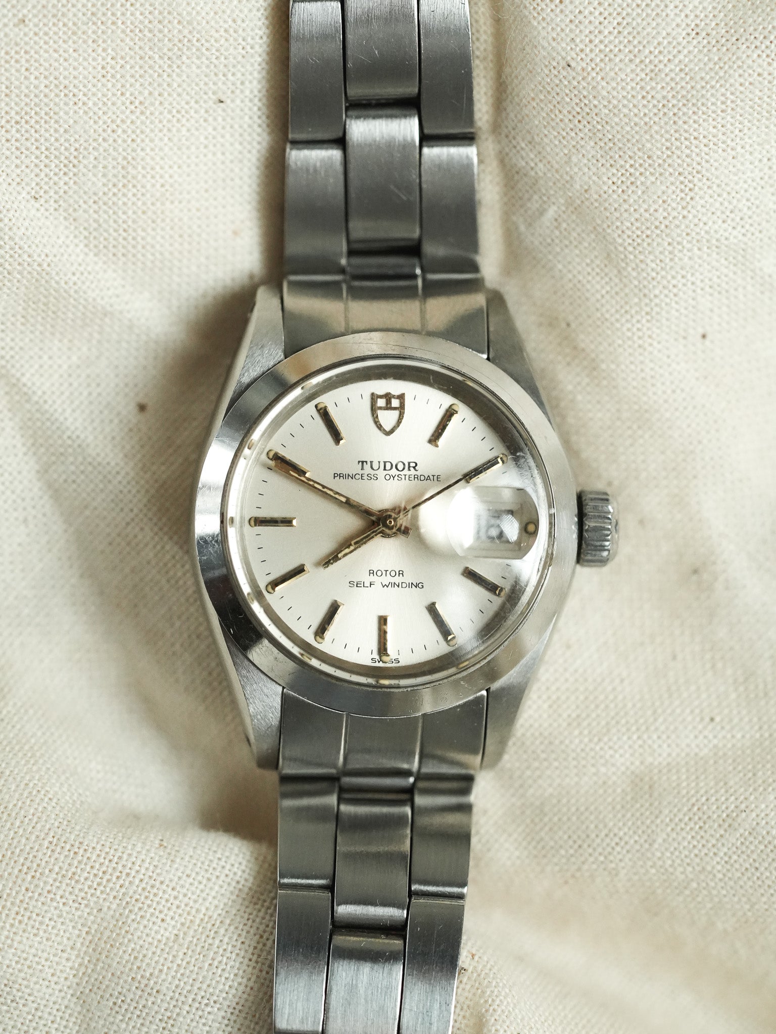 Tudor x Rolex - Princess Oysterdate 24mm Automatique Acier référence 92400 - 1985