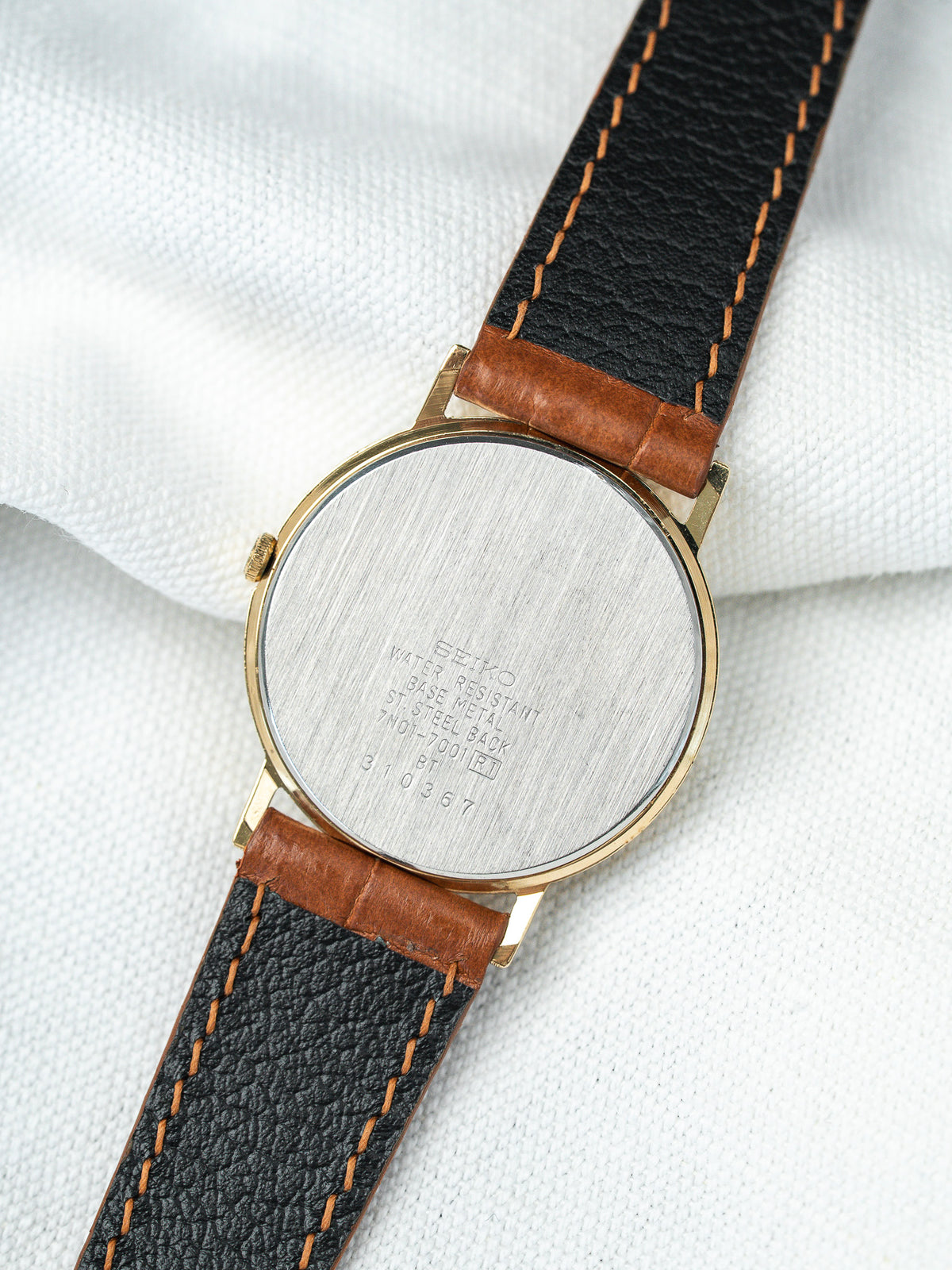 Profil du boîtier de 6mm - Montre Seiko 7N01-7001 - Atelier Victor