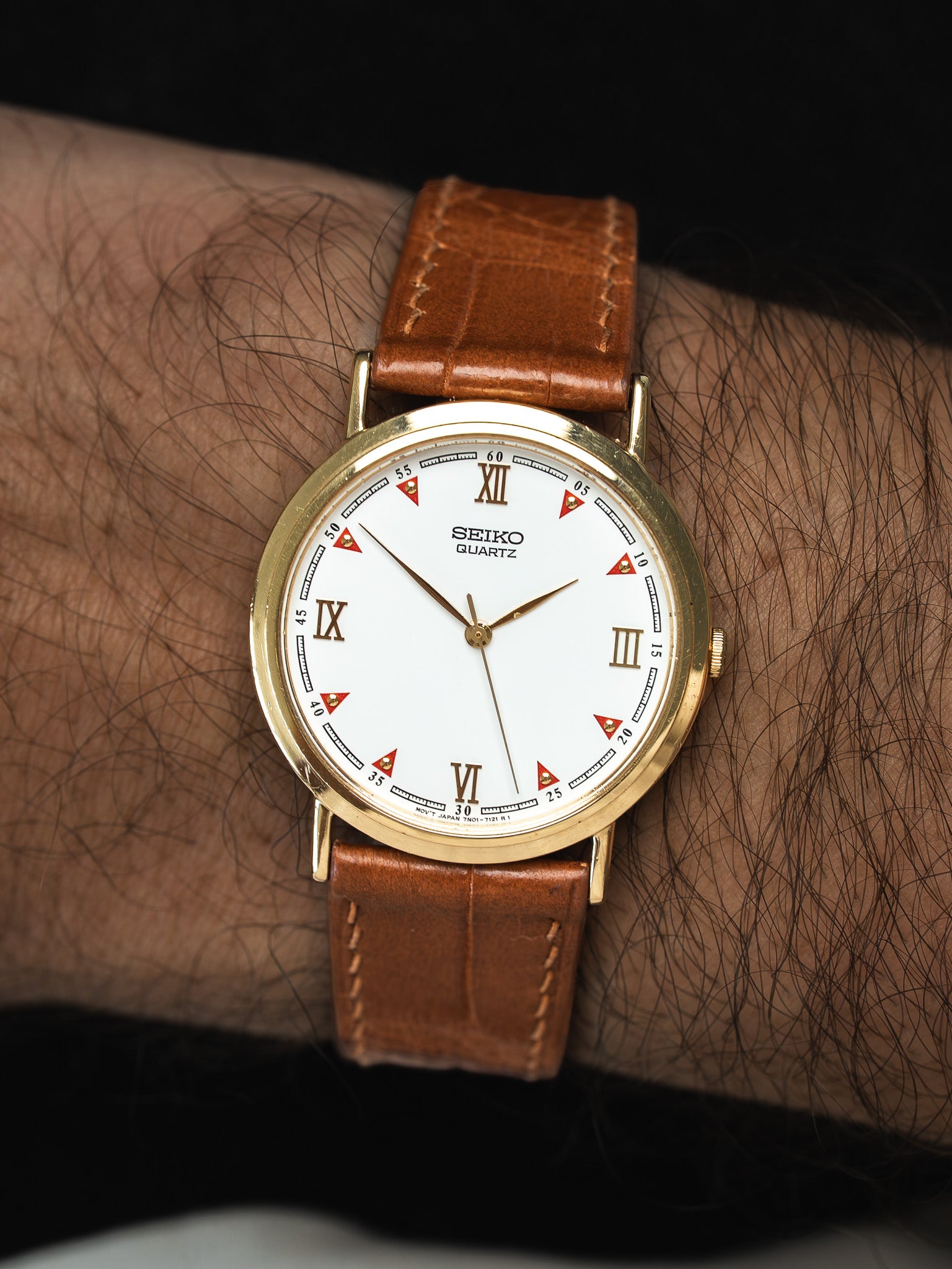 Vintage Seiko 7N01-7001 Watch Gold-Plated | Atelier Victor