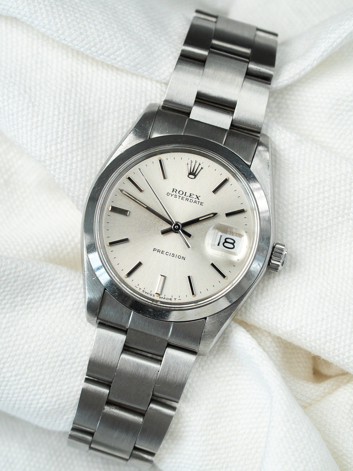 Fond de boîte vissé - Montre Rolex Oysterdate 6694 - Atelier Victor