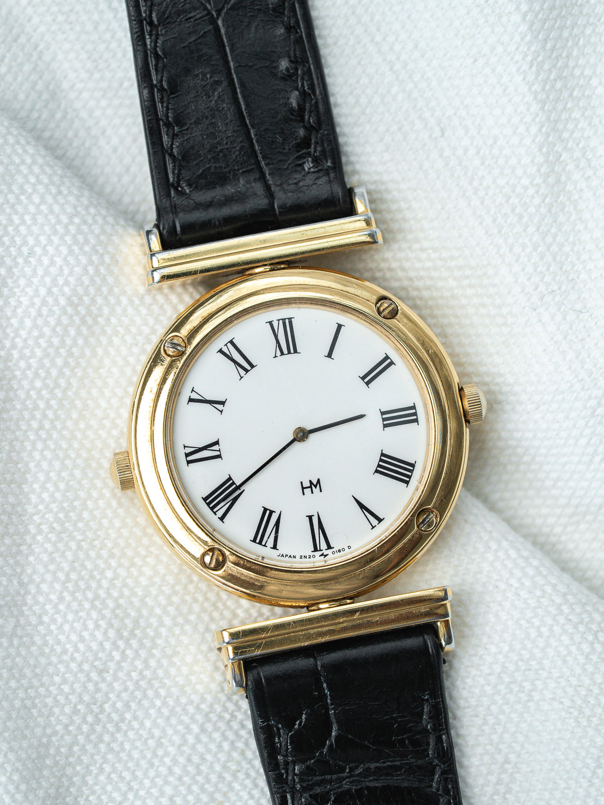Vintage Hanae Mori 2N20-0070 Watch — Due Quadranti (1991)