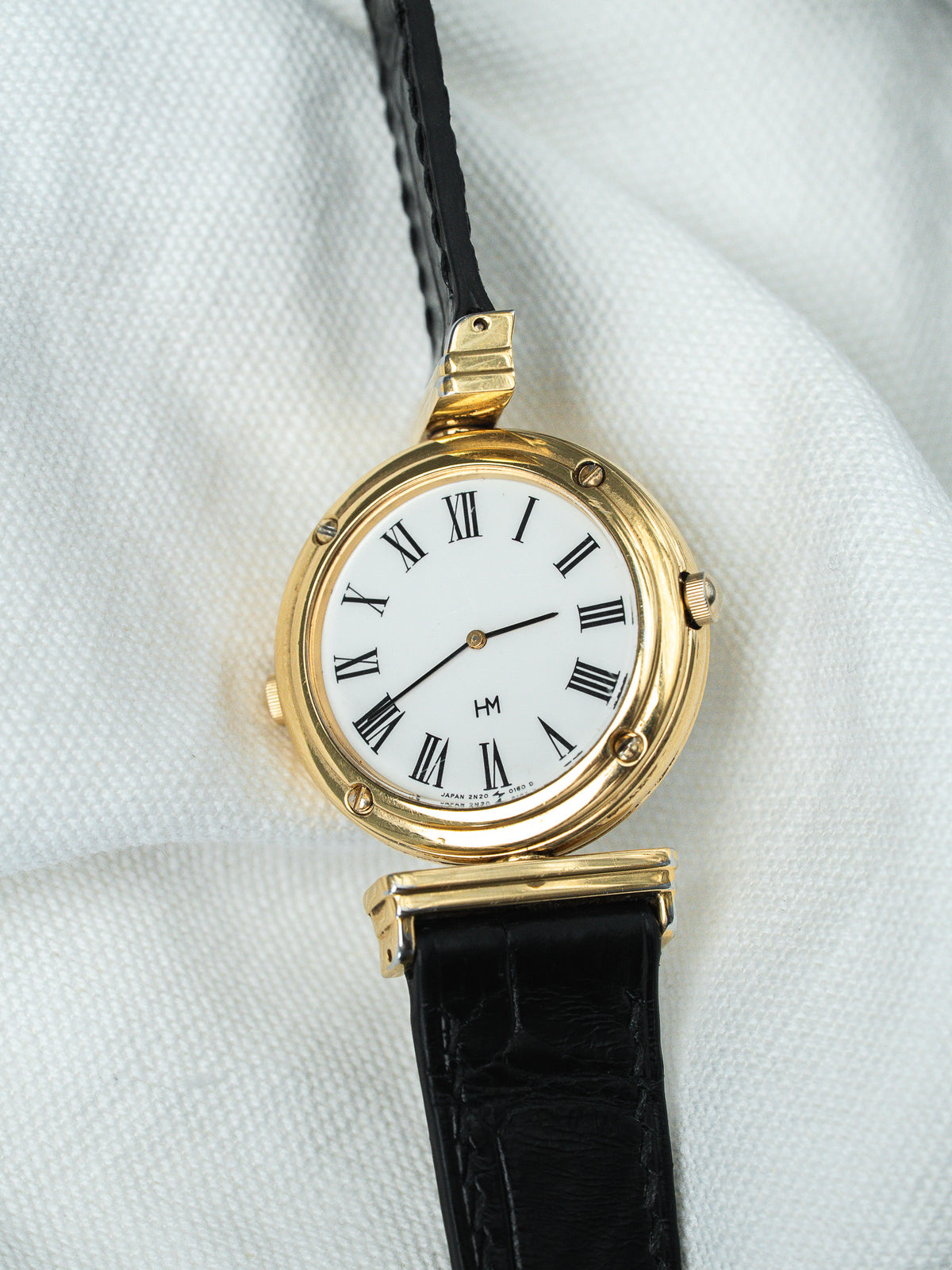 Vintage Hanae Mori 2N20-0070 Watch — Due Quadranti (1991)