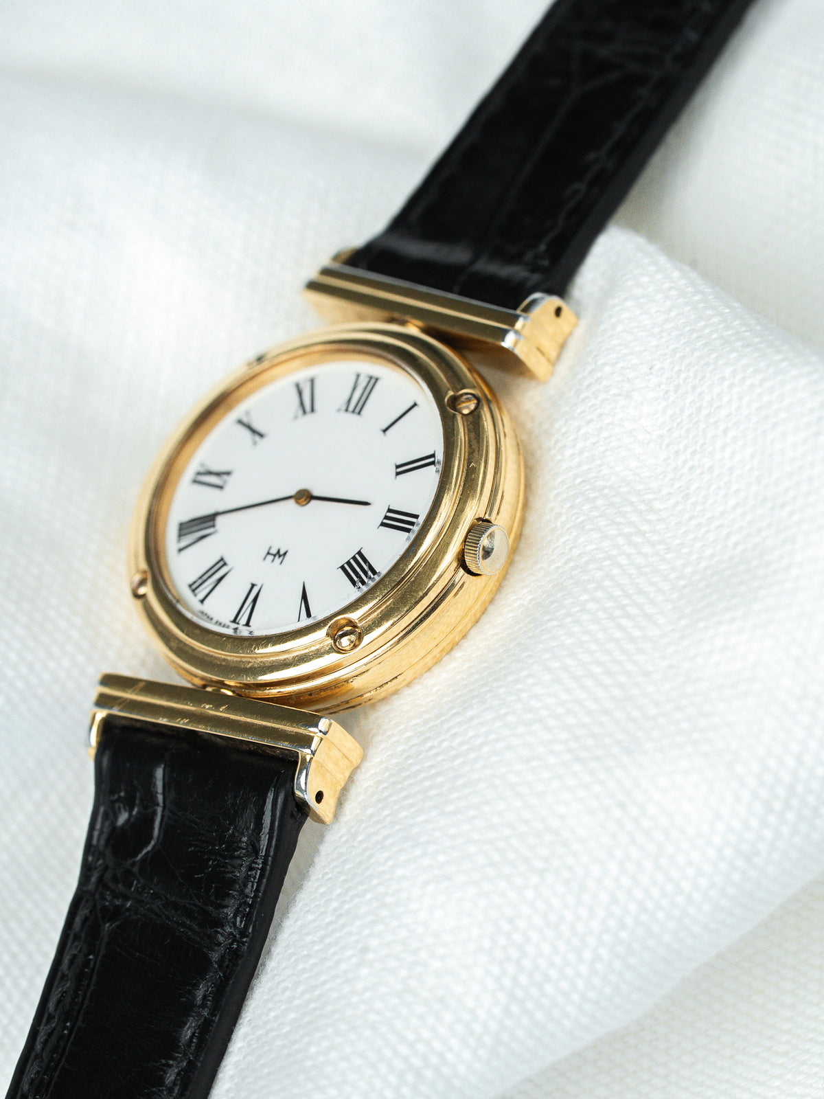 Vintage Hanae Mori 2N20-0070 Watch — Due Quadranti (1991)