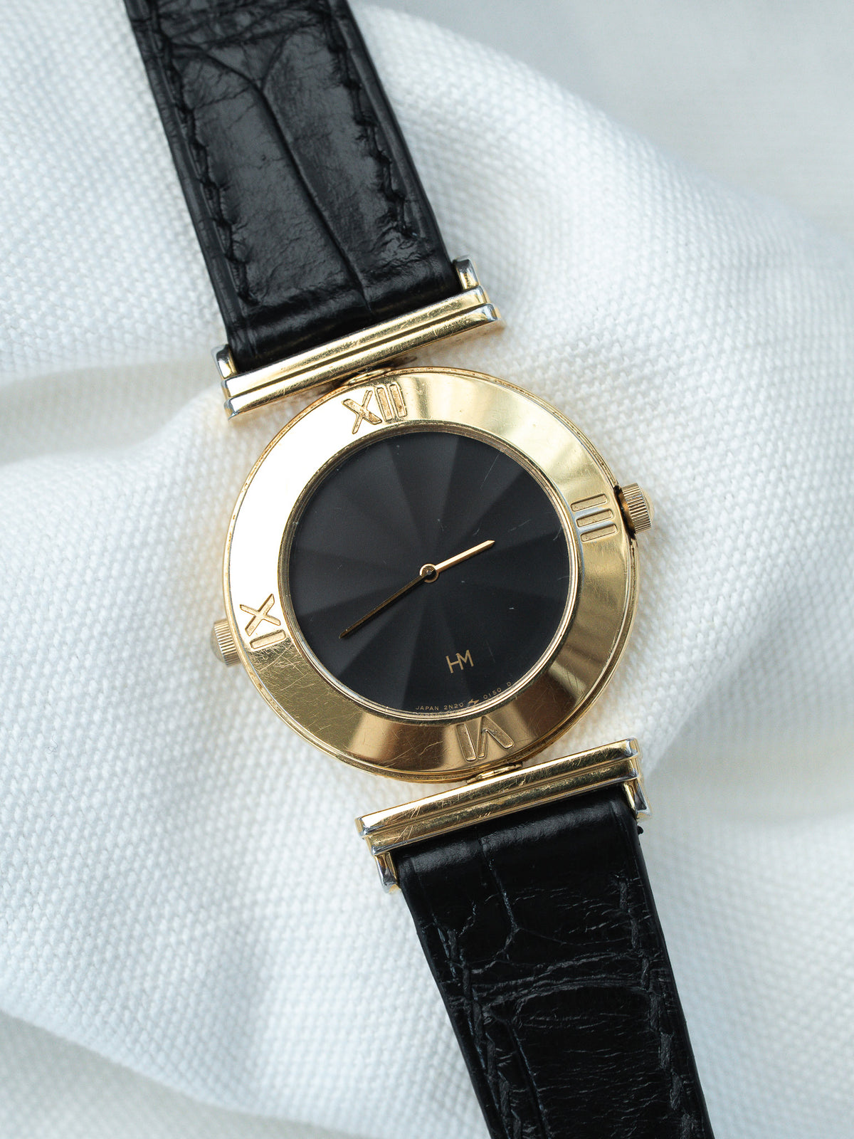 Vintage Hanae Mori 2N20-0070 Watch — Due Quadranti (1991)