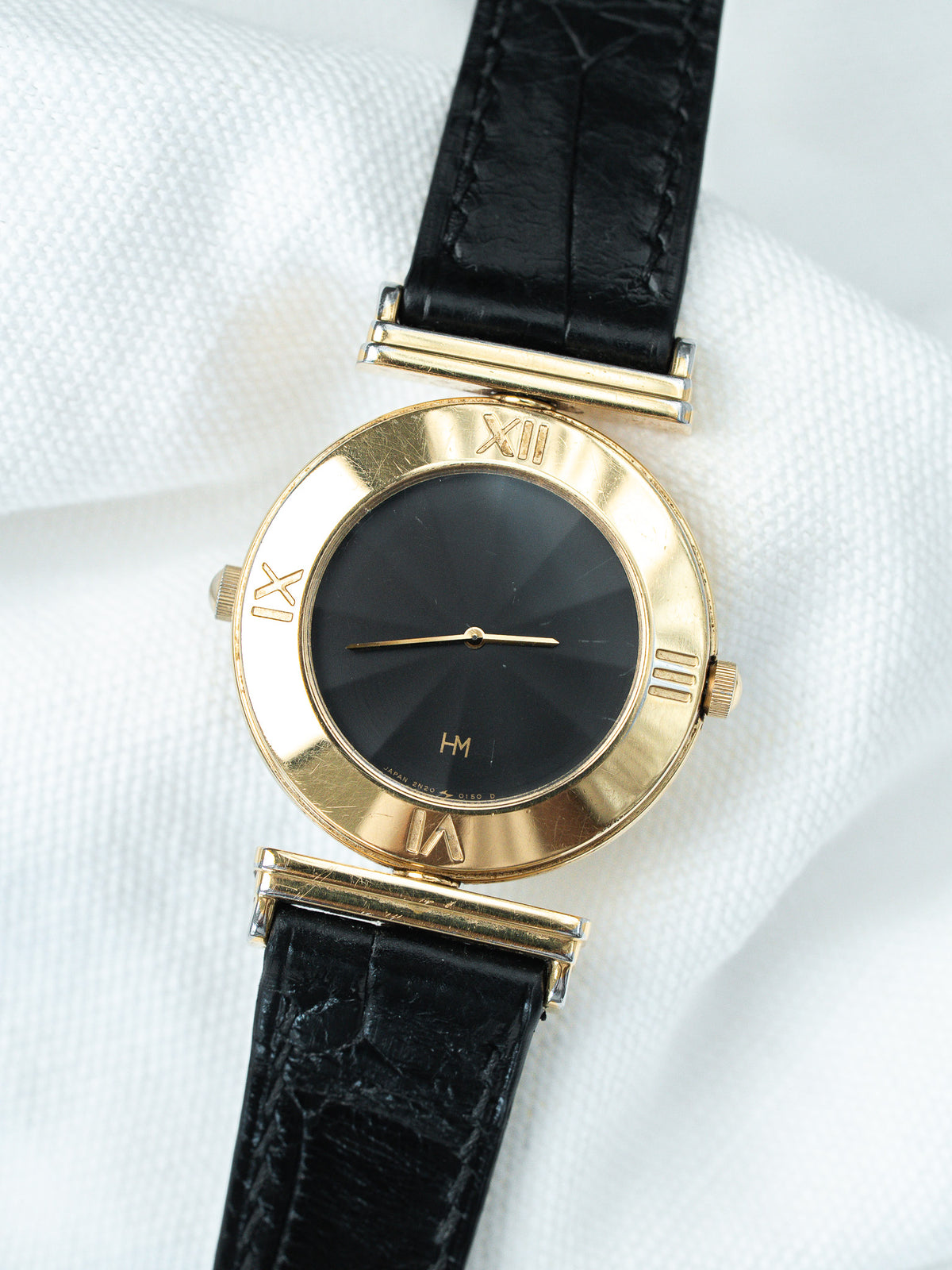 Vintage Hanae Mori 2N20-0070 Watch — Due Quadranti (1991)