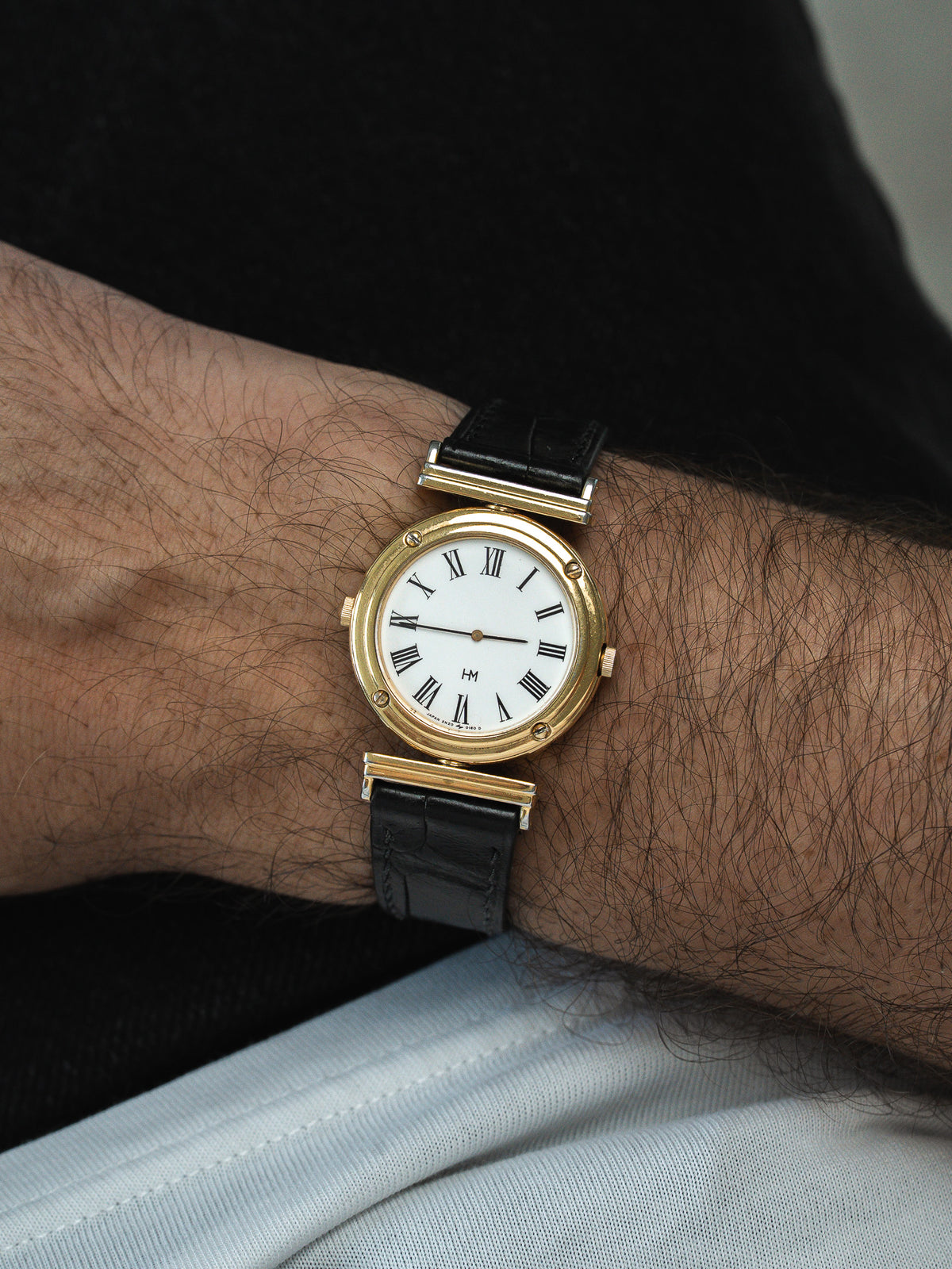 Vintage Hanae Mori 2N20-0070 Watch — Due Quadranti (1991)