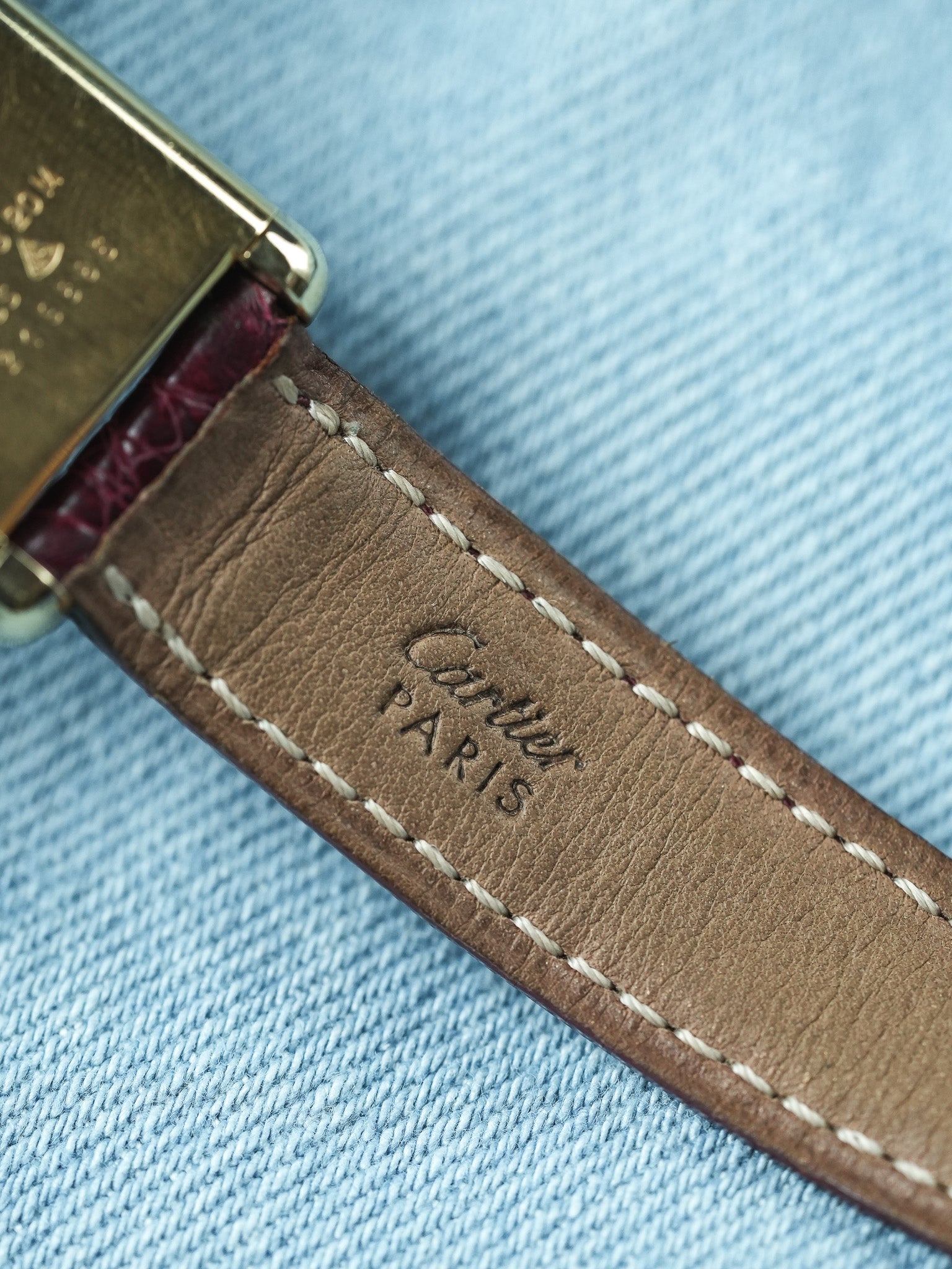 Cartier - Tank Must Циферблат Trinity Маленькая модель кварц - 1980s