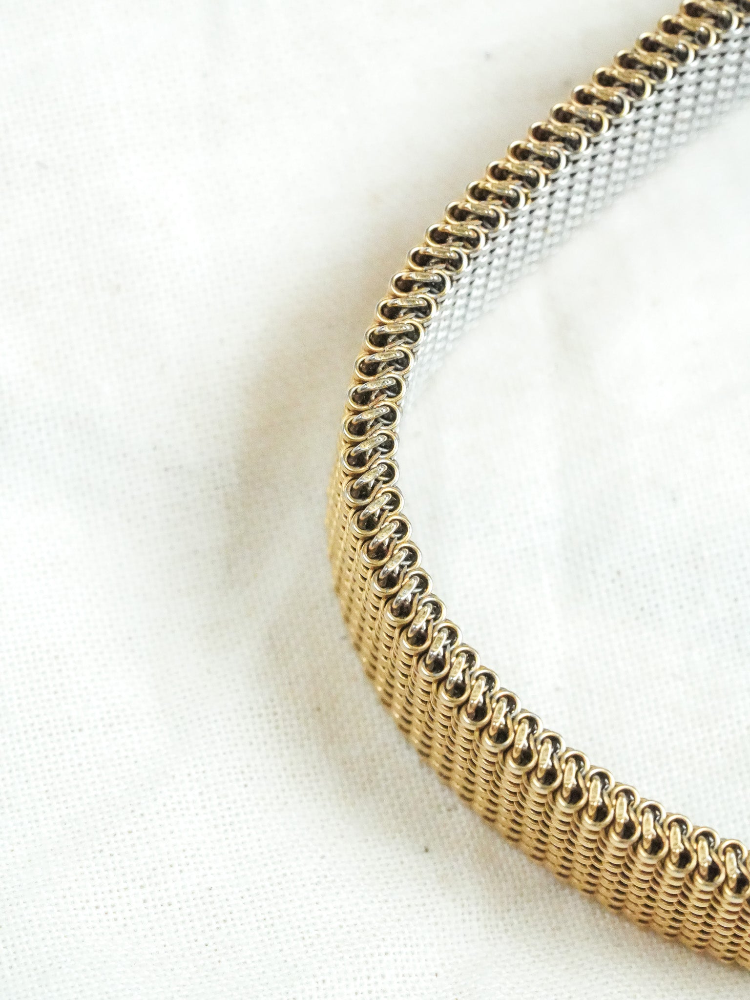 Omega - De Ville 191.0046 Tonneau chapado en oro pulsera de malla - 1978