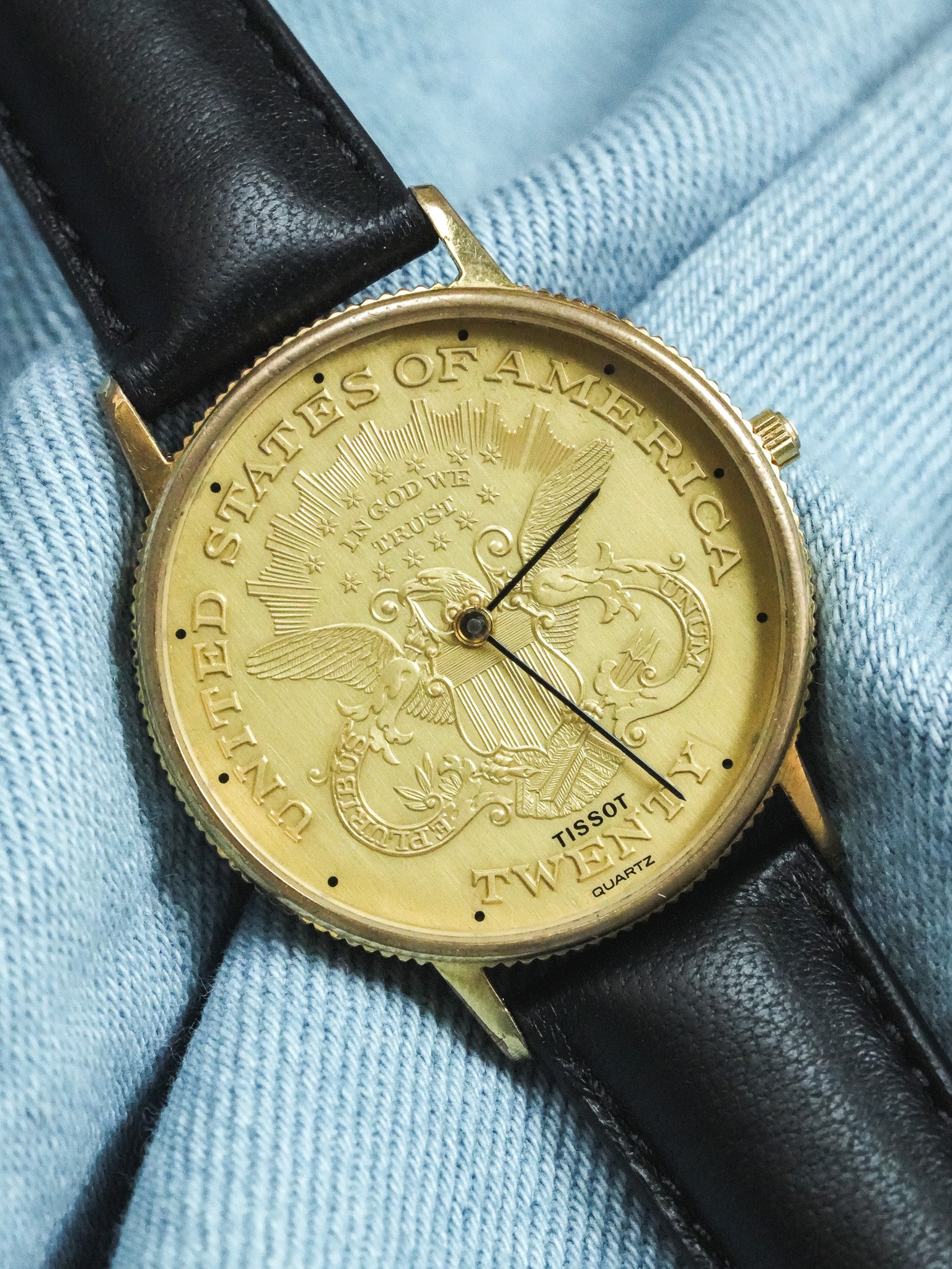 Tissot - Watch Piece USA "Twenty" Guilloché - 1970s