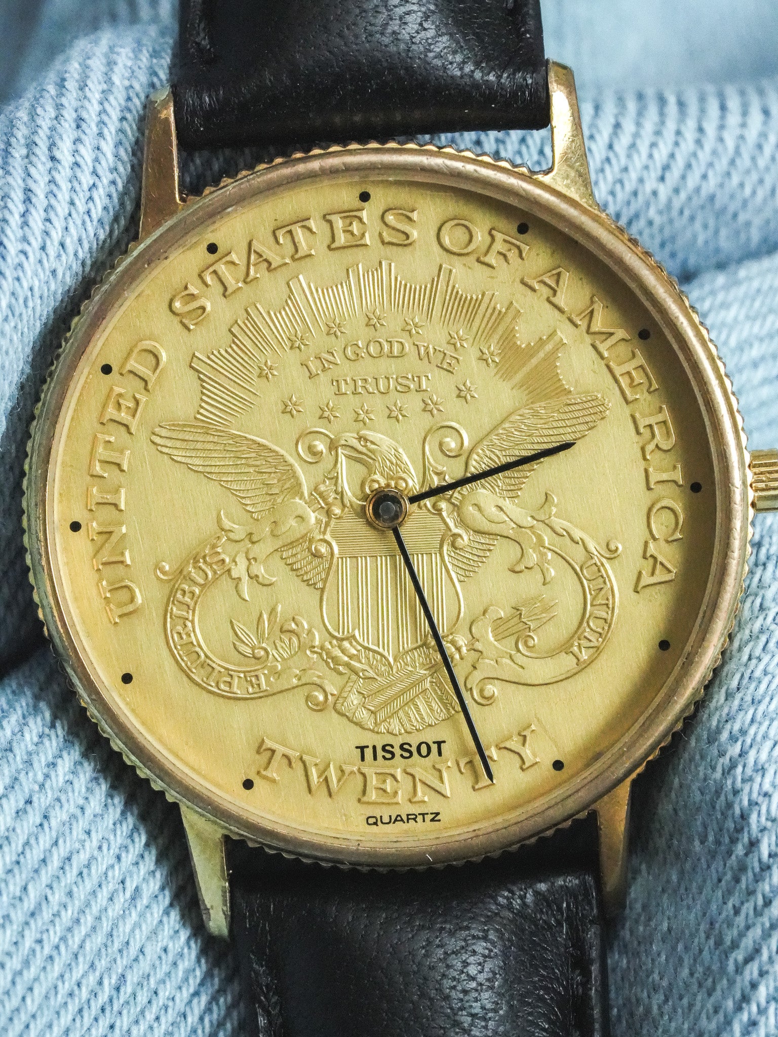Tissot - Watch Piece USA "Twenty" Guilloché - 1970s