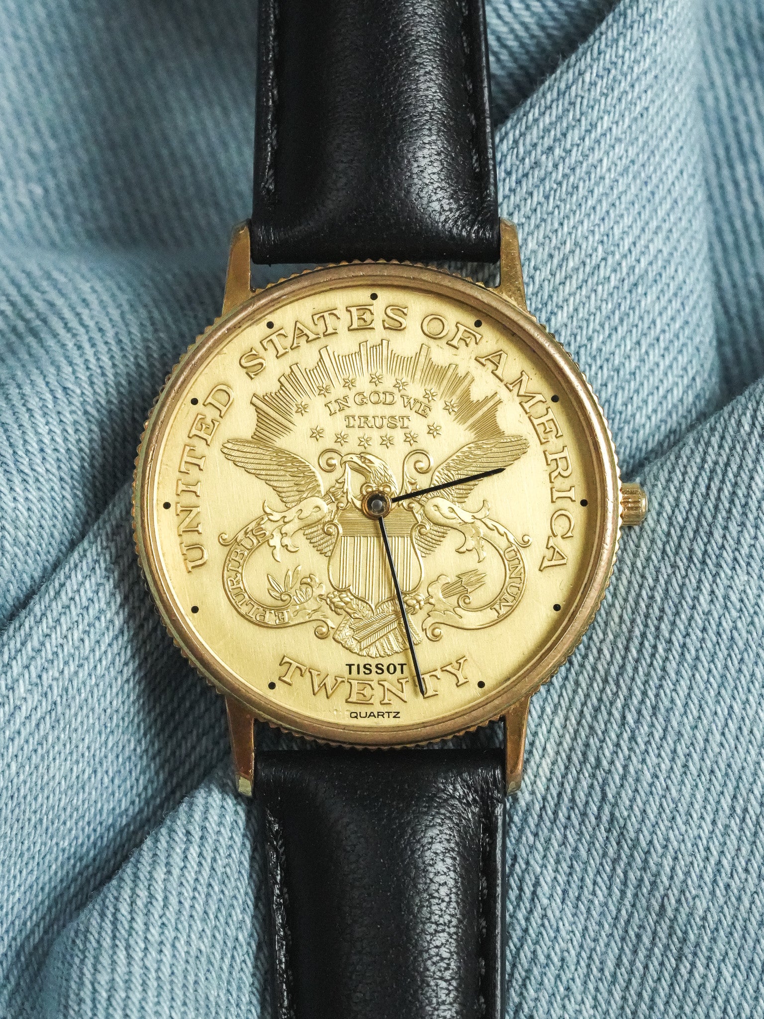 Tissot - Watch Piece USA "Twenty" Guilloché - 1970s