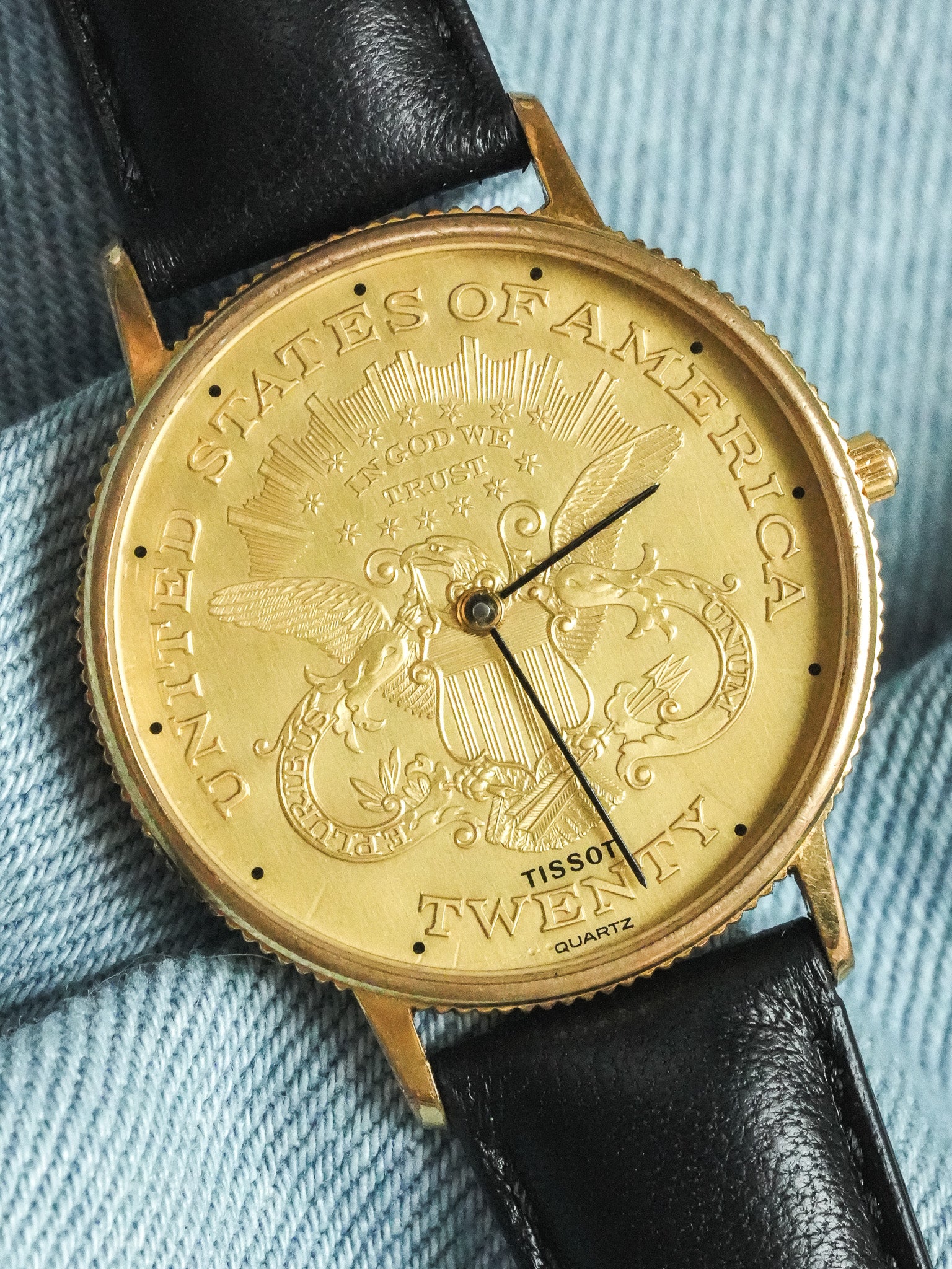 Tissot - Watch Piece USA "Twenty" Guilloché - 1970s