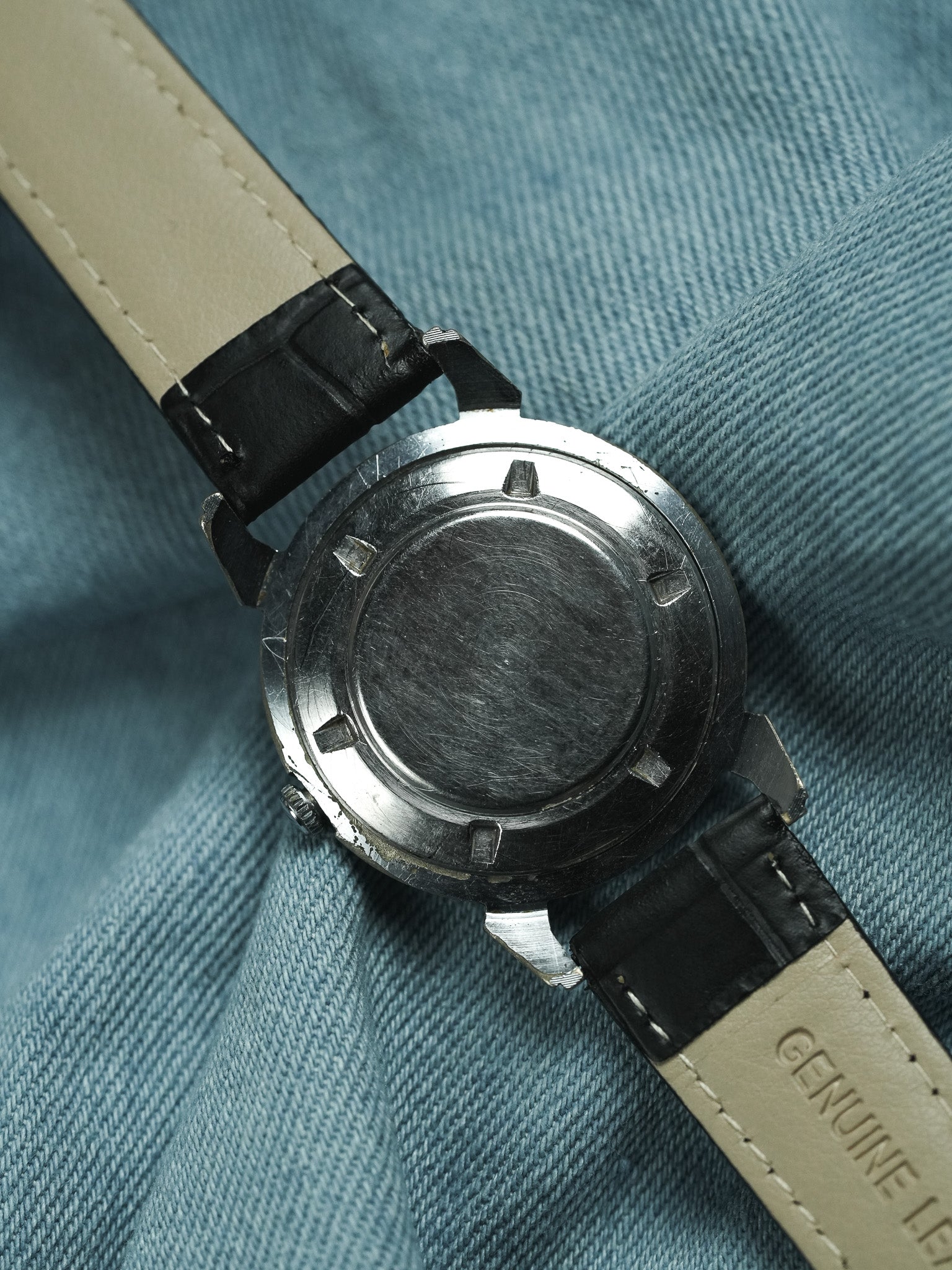 Poljot - Horns Water droplets guilloché dial gold index - 1960s