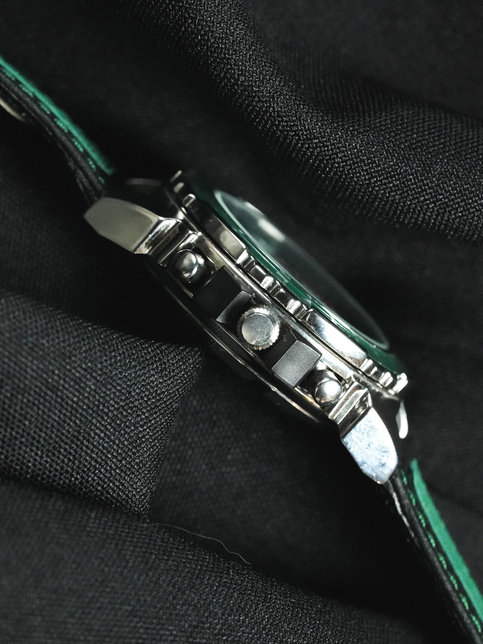 Sector - Green Steel Chronograph Horns Scarab - New old stock - 1990s
