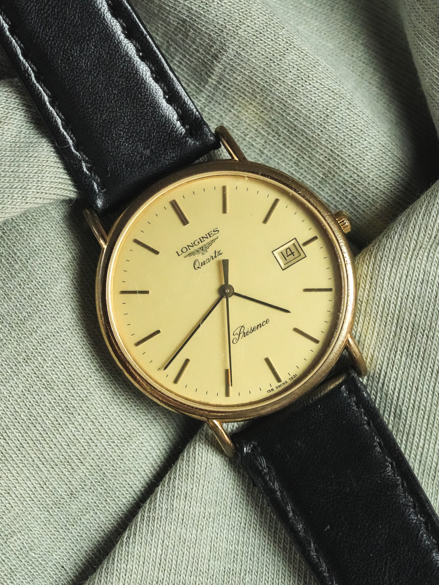 Longines - Presence Ronde Or Datum - 1980s