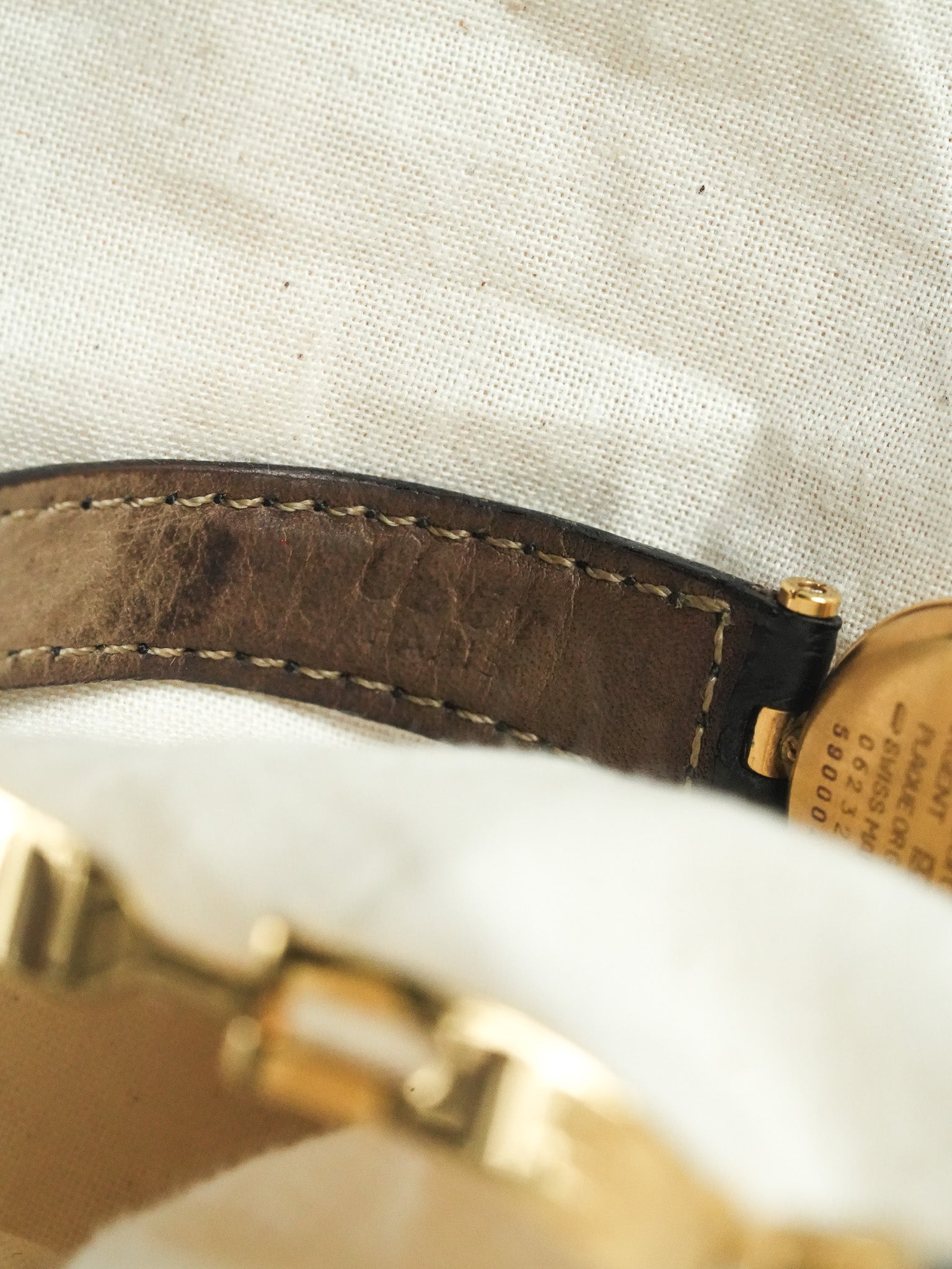 Cartier - Vendôme 590004 Must Vermeil Cadran Blanc Gris Boucle déployante - 1990s
