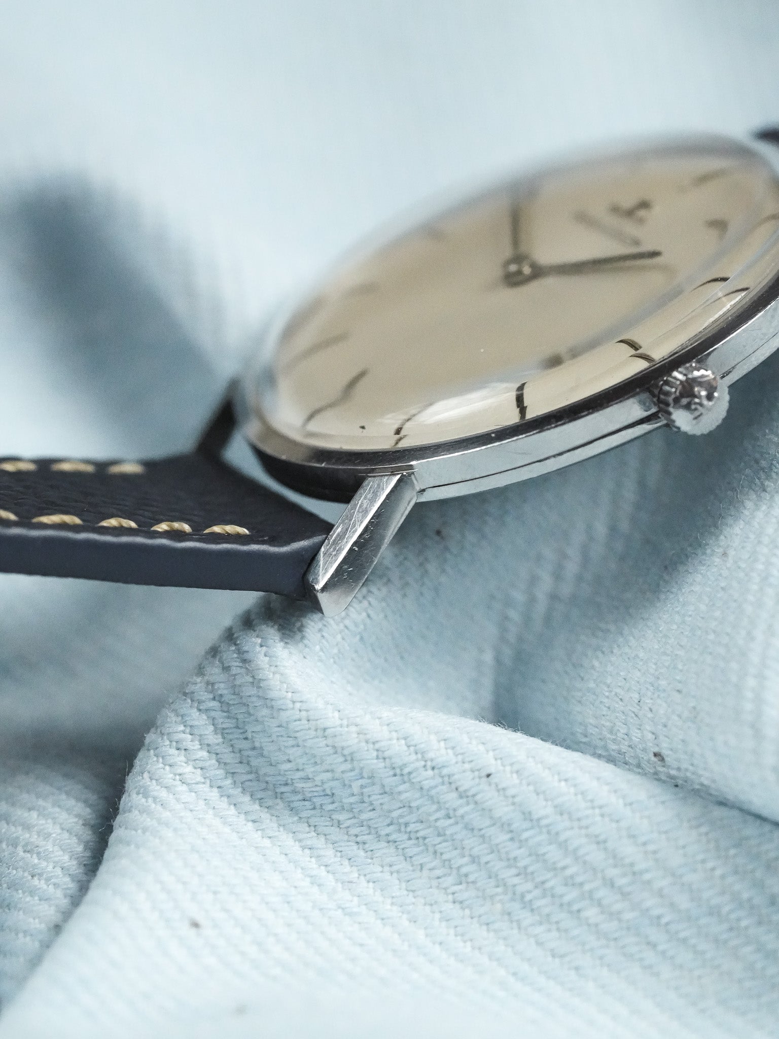 Jaeger-LeCoultre - Montre habillée cadran écaille - 1970s