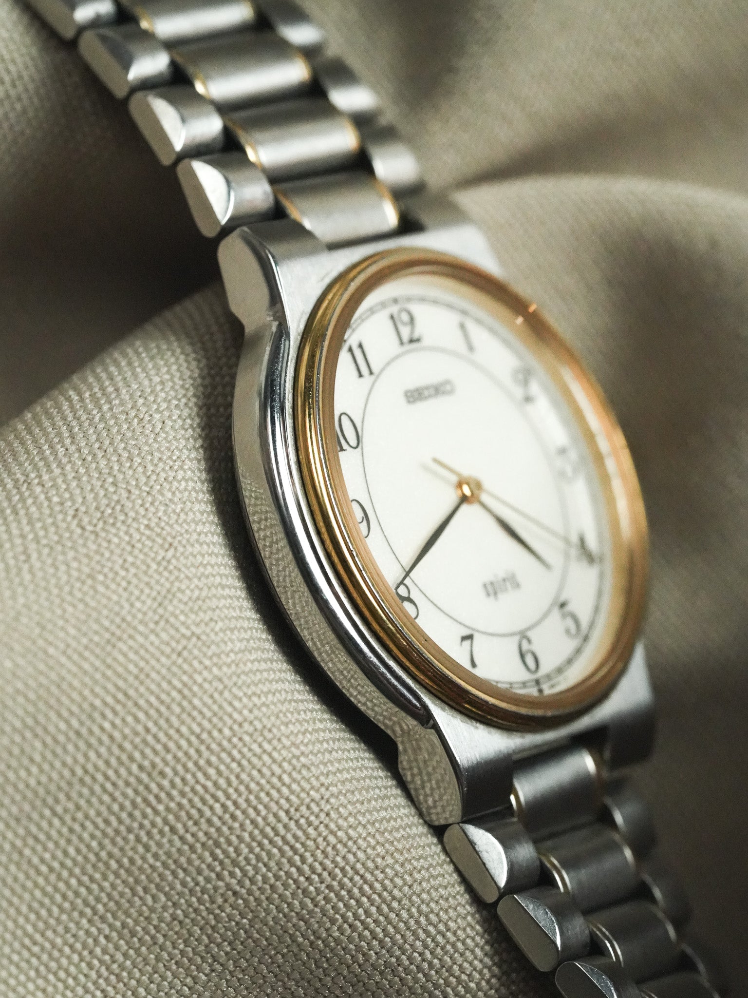 Seiko - Дух Сталь Золото Римский - 1989