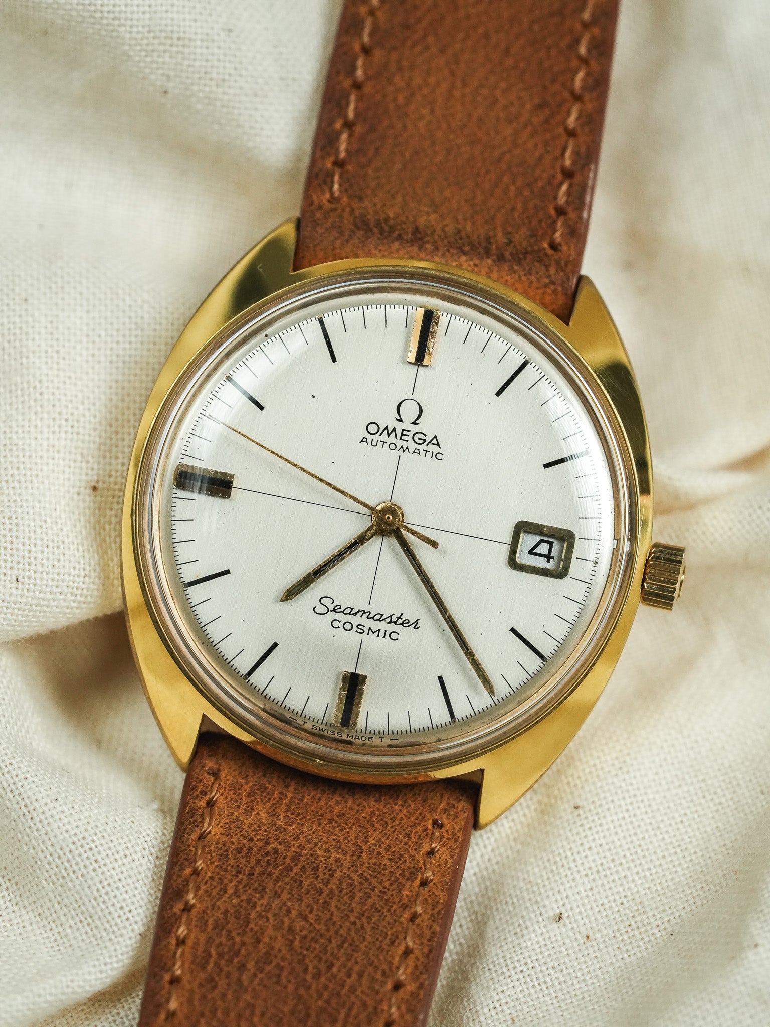 Omega - Seamaster Cosmic 166.026 Plaqué or Monobloc - 1970s