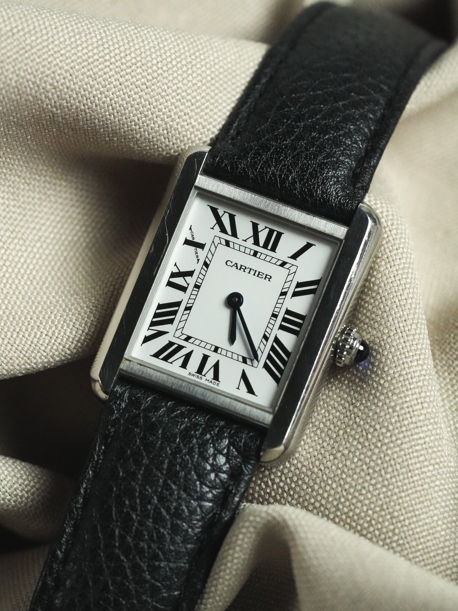 Cartier - 3170 Tank Solo Acier Quartz - 2010-е