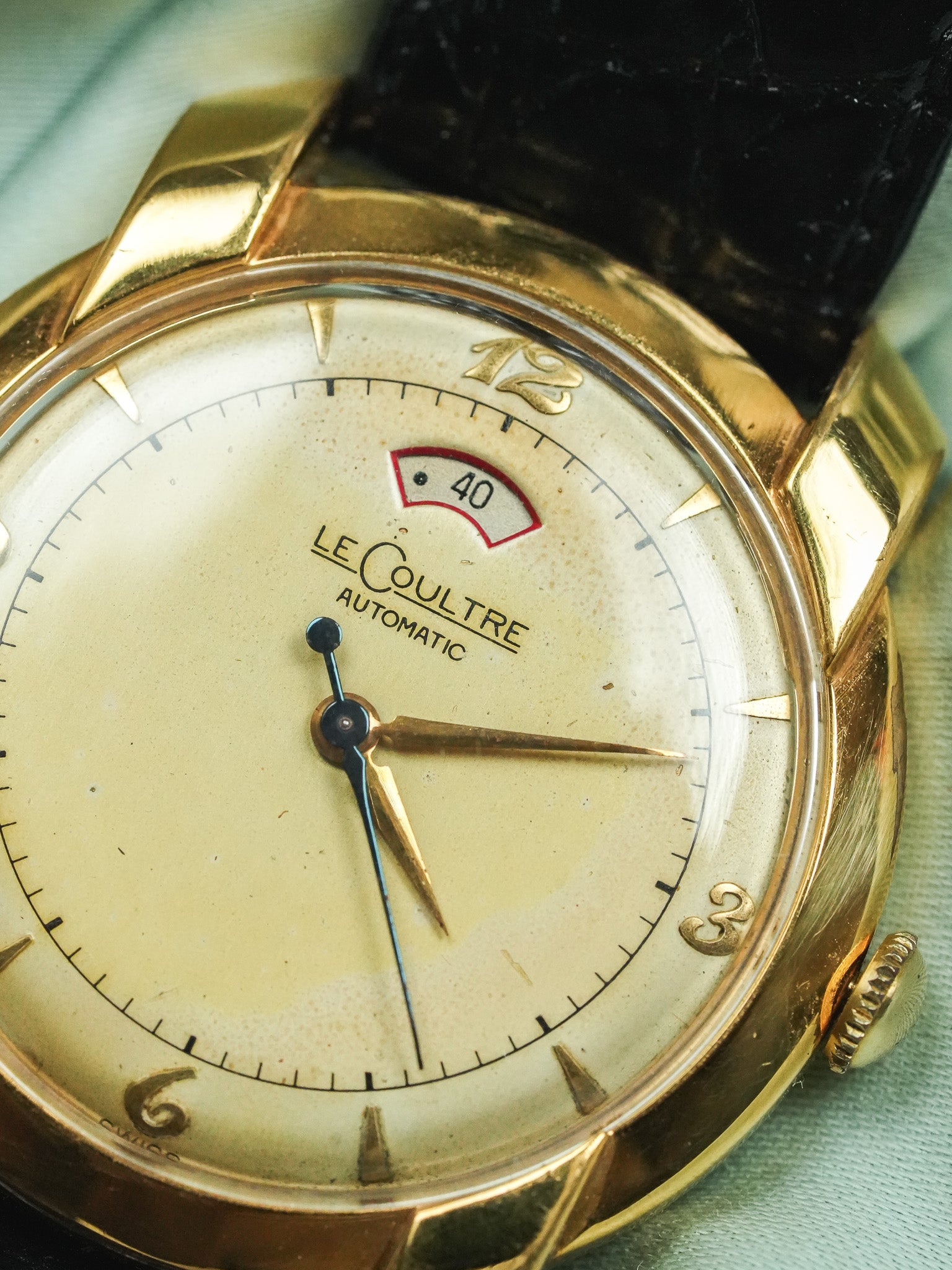 Jaeger-LeCoultre - Power reserve caliber 481 bumper 10k fancy lugs - 1950s
