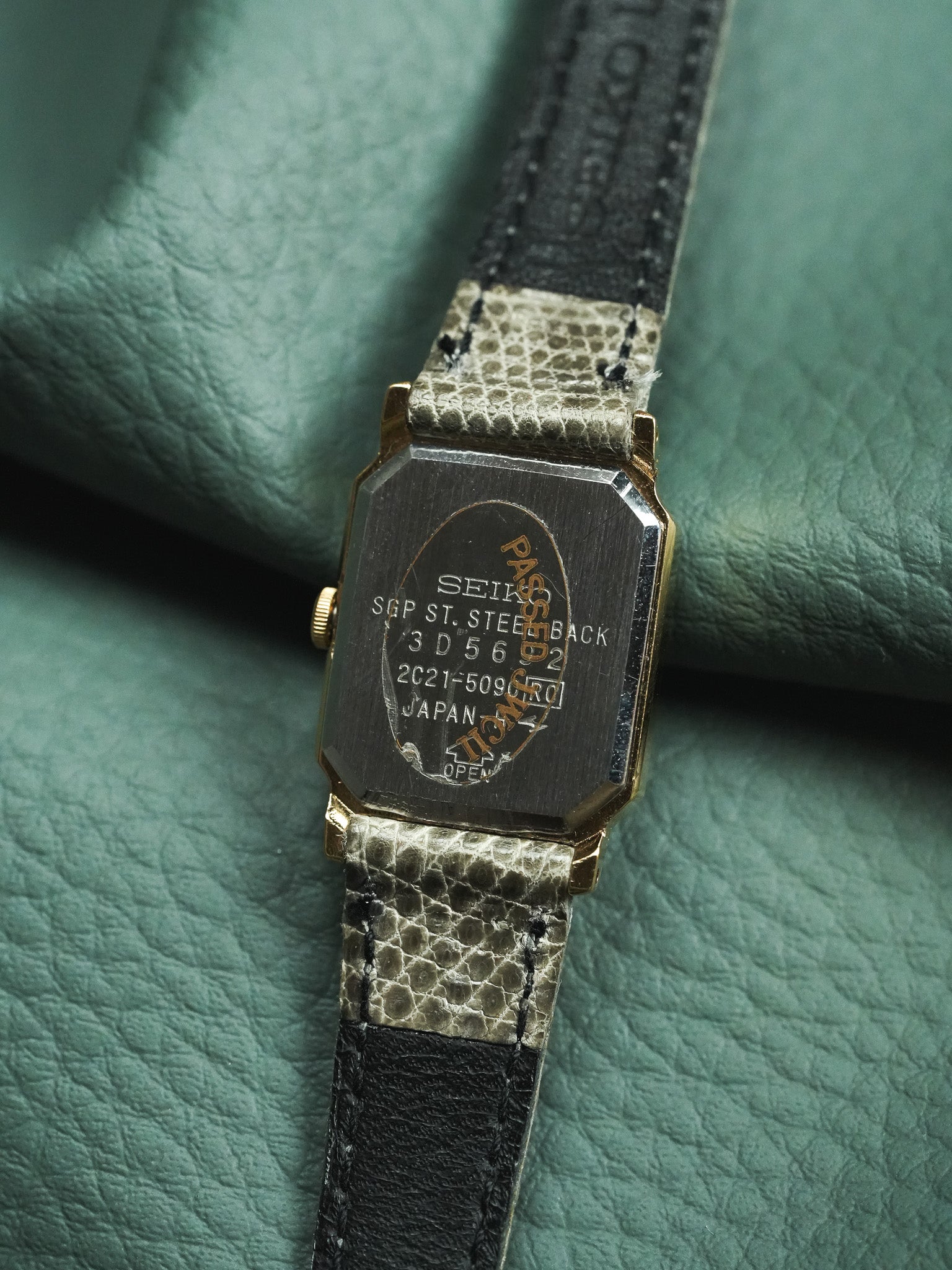 Seiko - Tank Damen Armband grau - Neu aus Lager - 1993