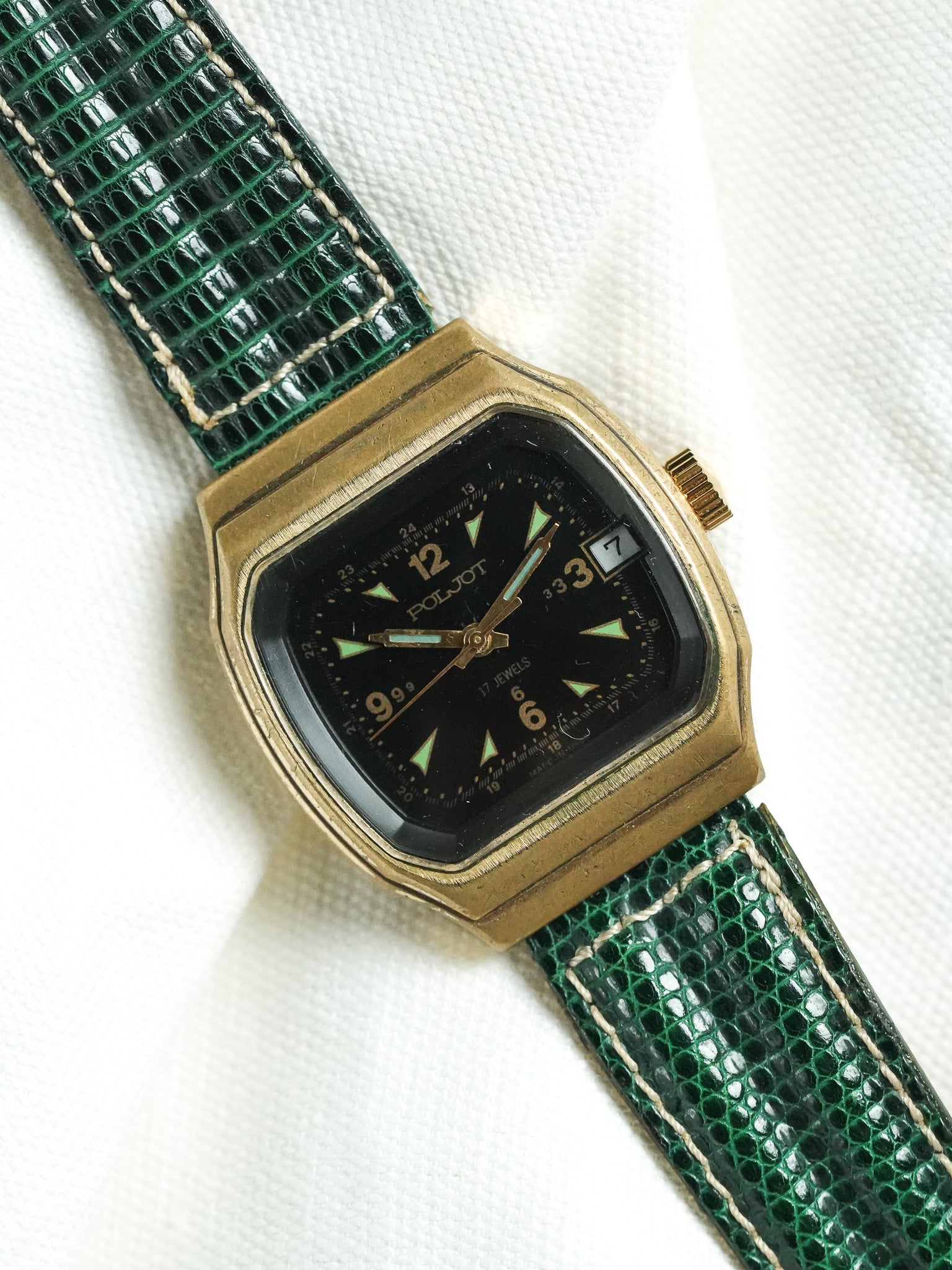 Poljot - Black And Green Dial - 1970s