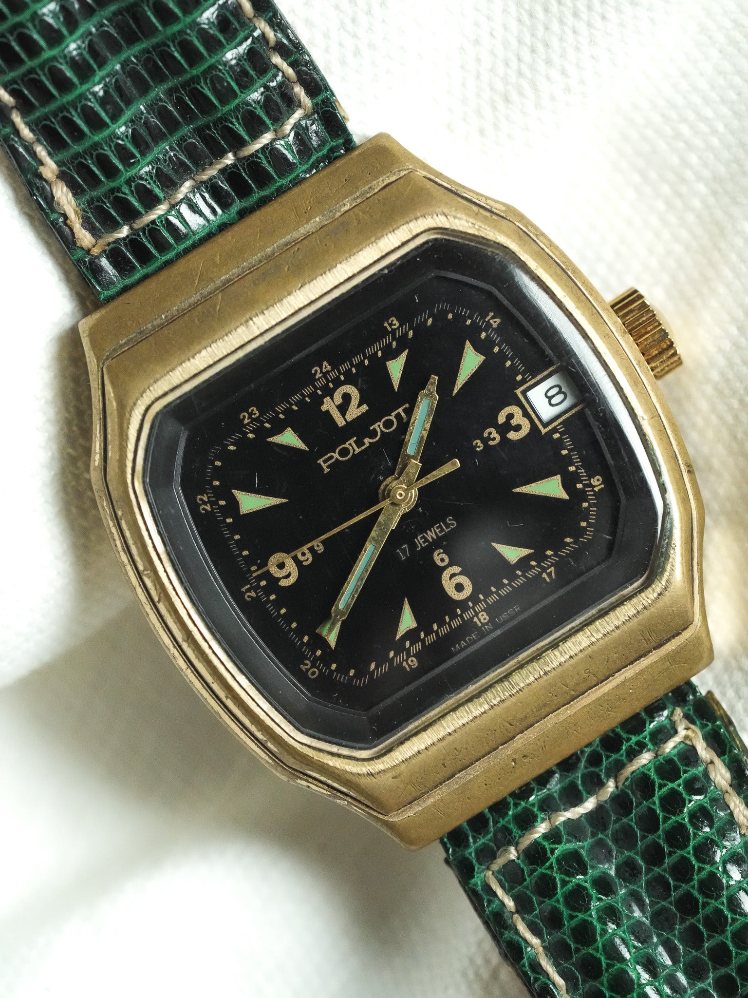 Poljot - Black And Green Dial - 1970s