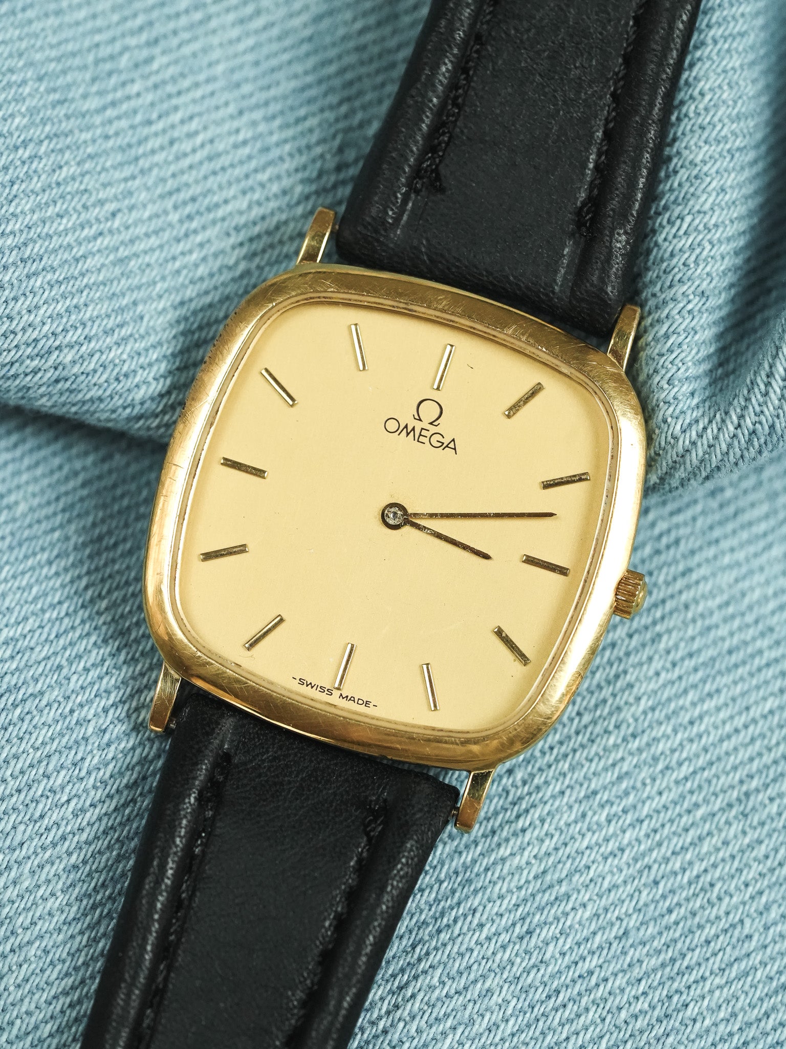 Omega - De Ville 195.0077 Coussin Or EXTRA PLATE - 1991