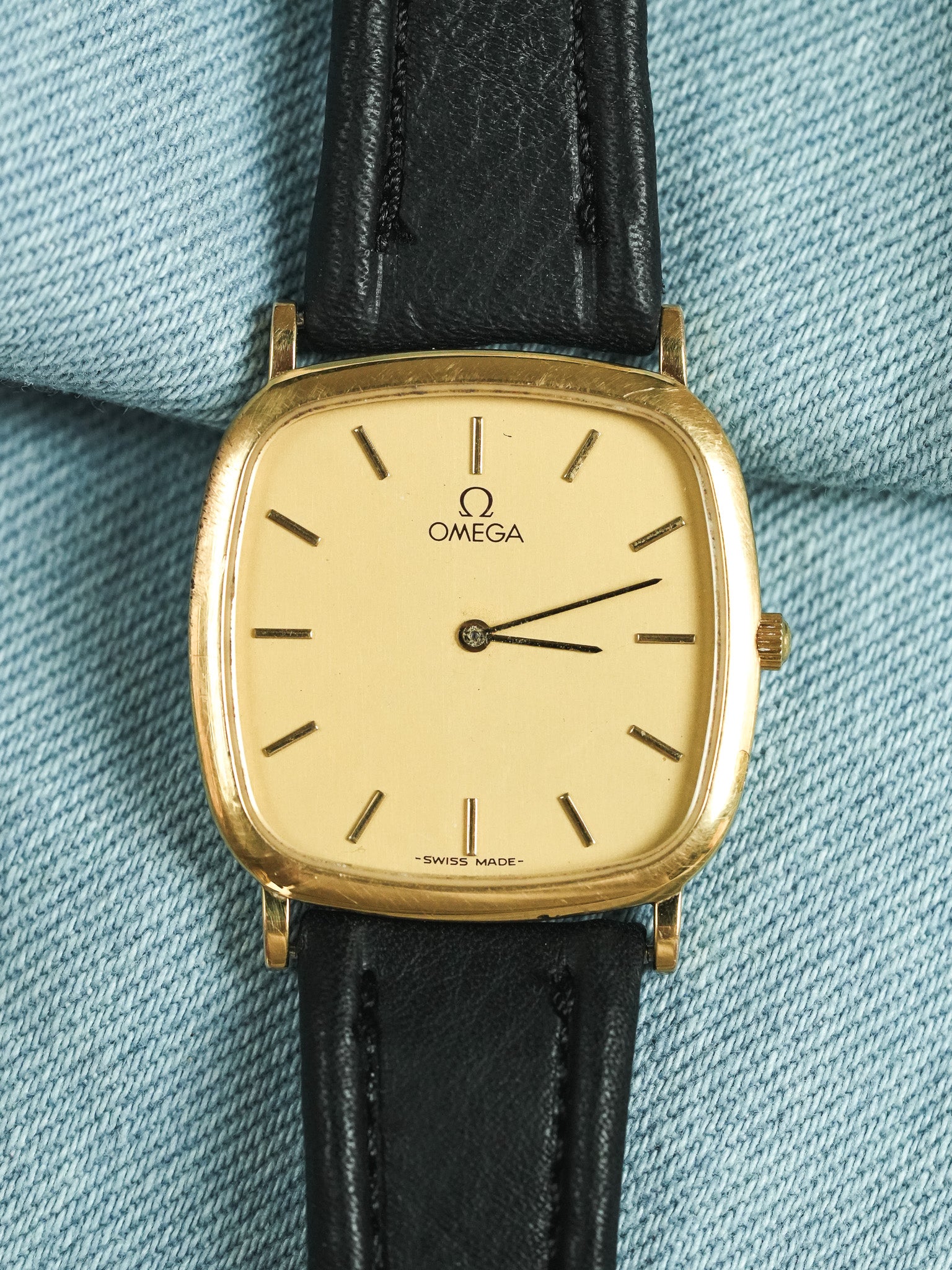 Omega - De Ville 195.0077 Coussin Or EXTRA PLATE - 1991