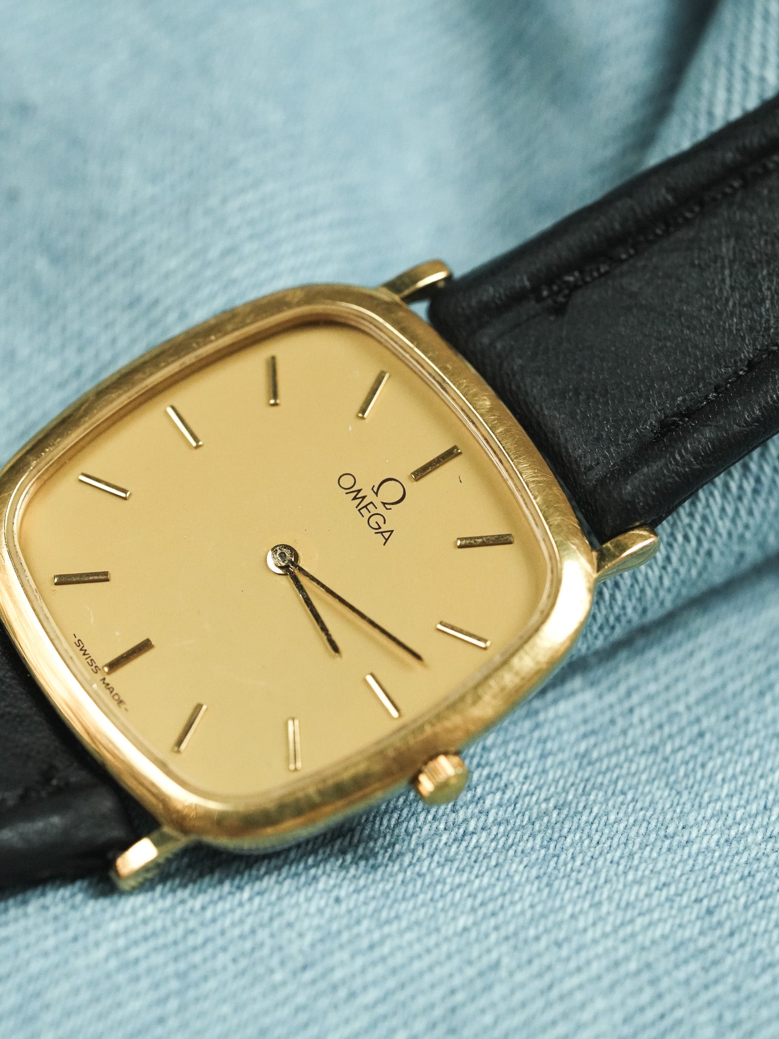 Omega - De Ville 195.0077 Coussin Or EXTRA PLATE - 1991