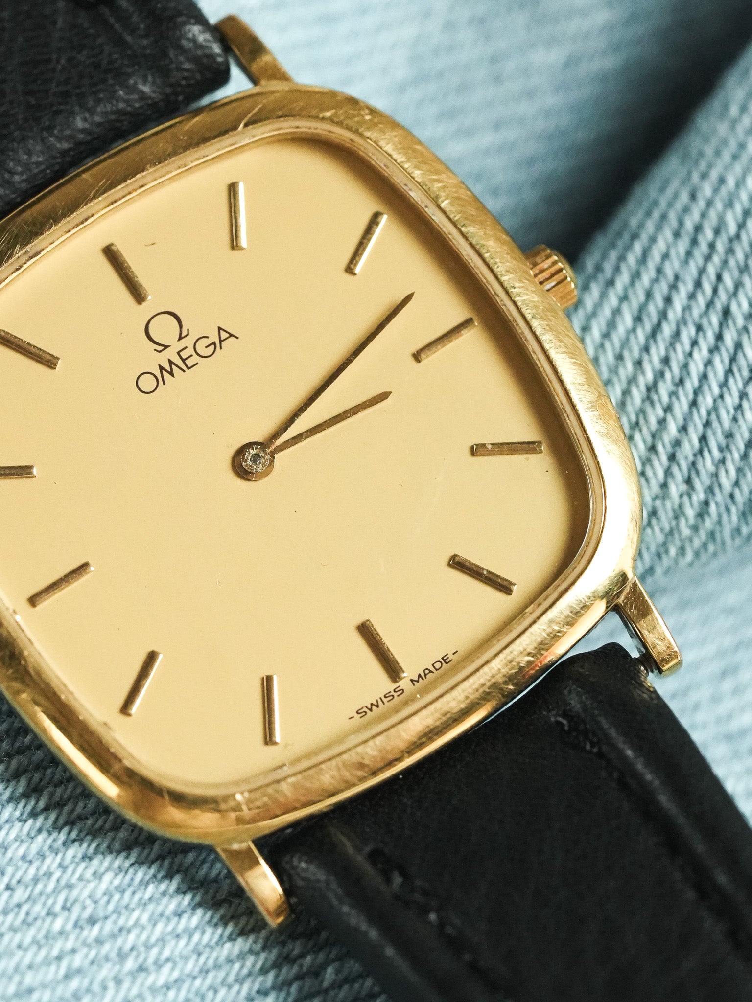 Omega - De Ville 195.0077 Coussin Or EXTRA PLATE - 1991