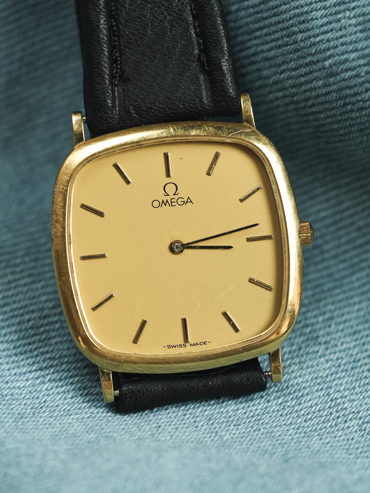 Omega - De Ville 195.0077 Coussin Or EXTRA PLATE - 1991