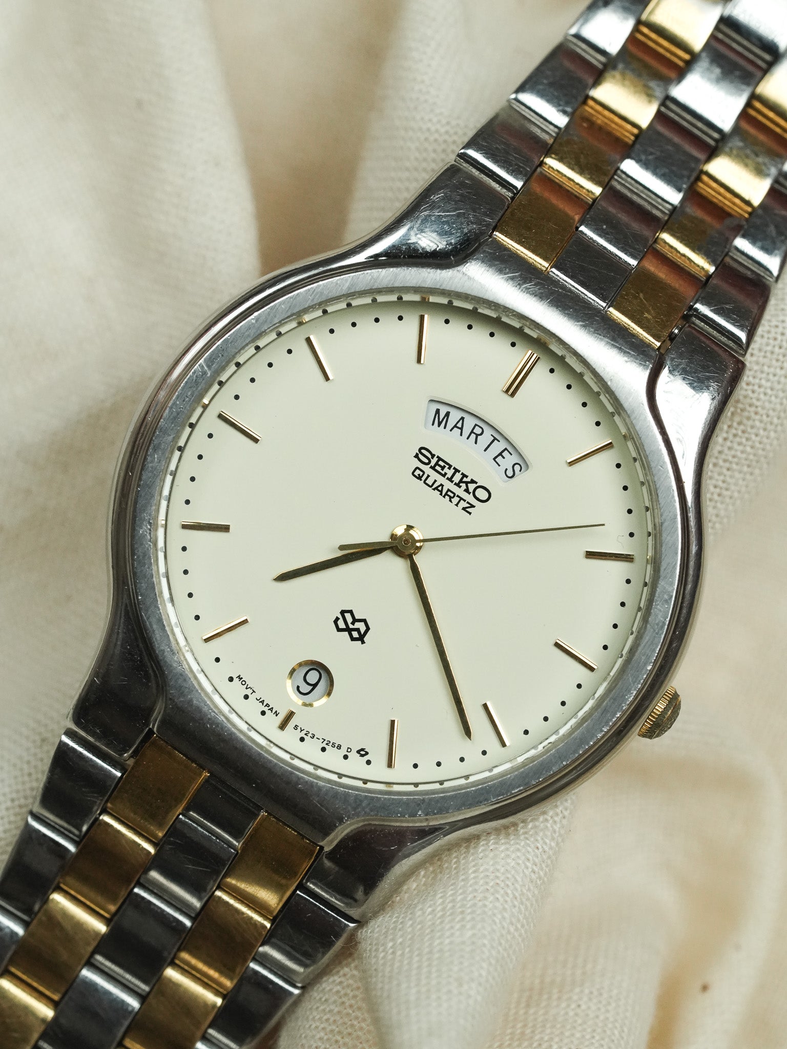 Seiko - Daydate Quarz Gold- oder Stahlgeflecht - 1999