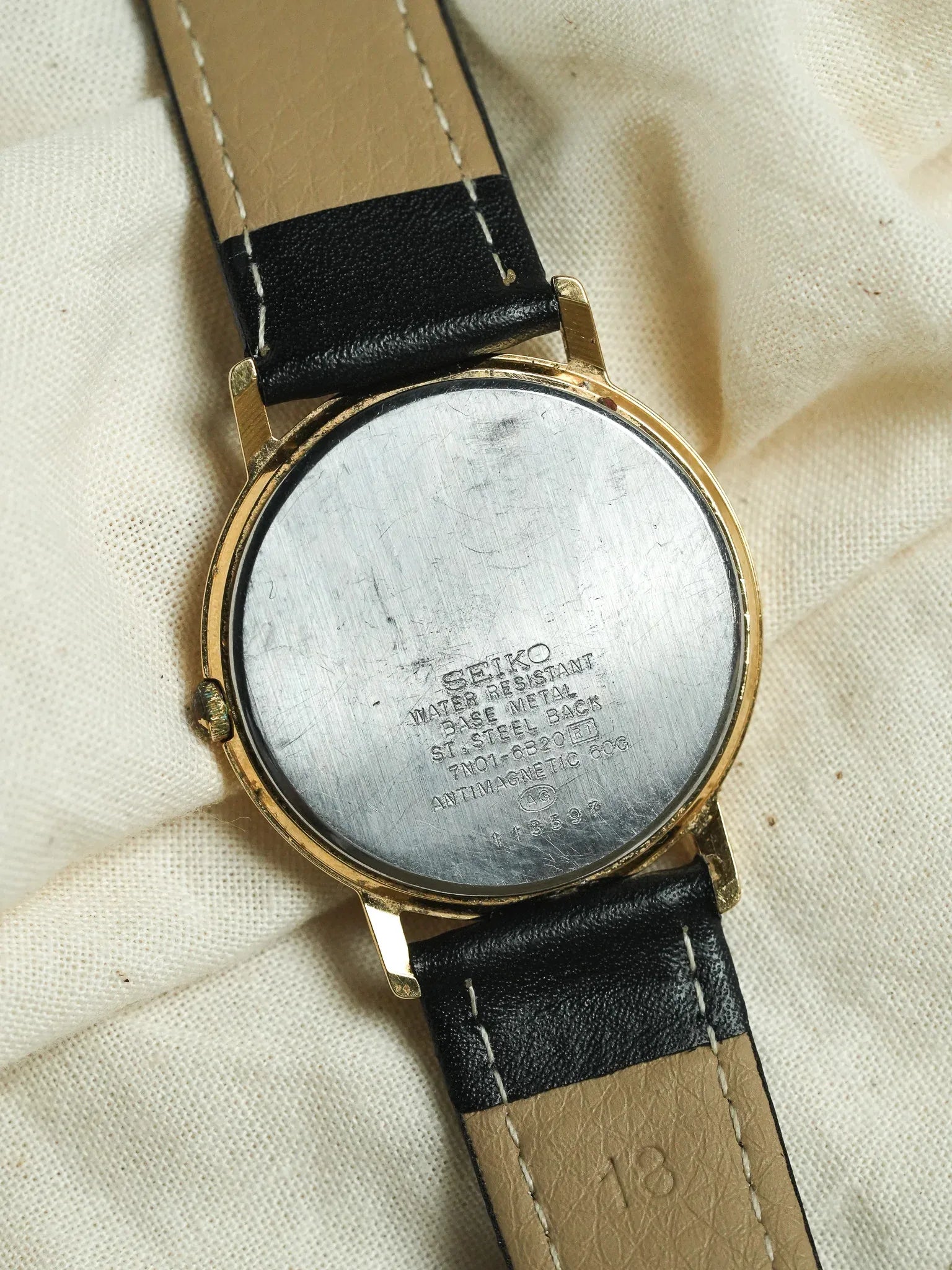 Seiko - Reloj de Vestir Dorado - 2001