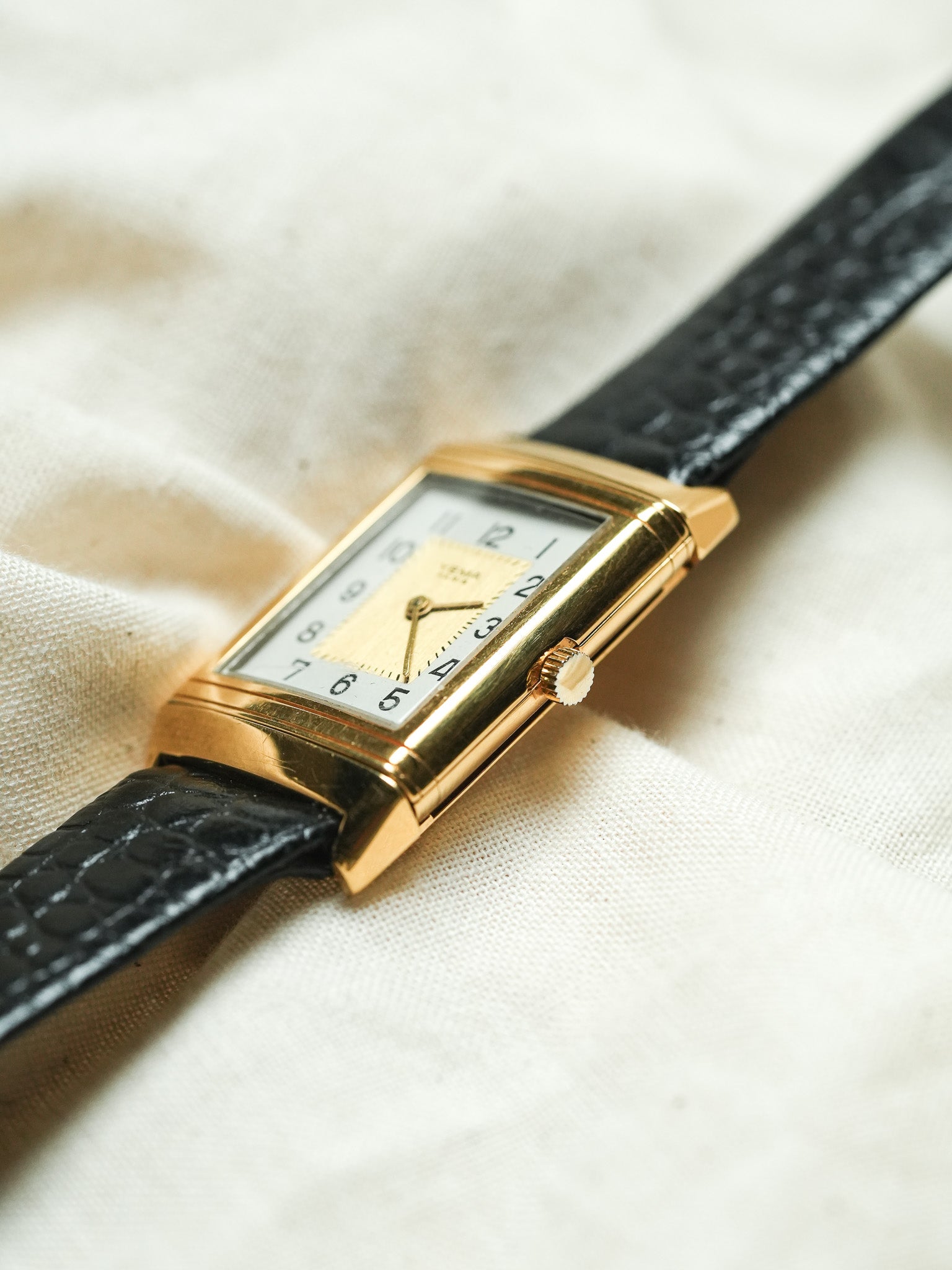 Yema - Paris "Reverso" plaqué or - 1990s