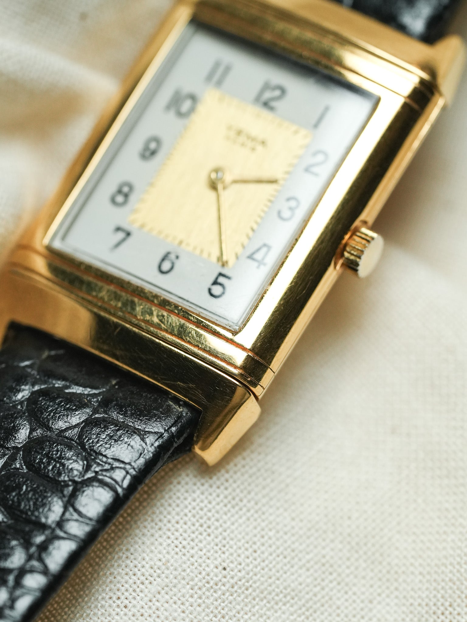 Yema - Paris "Reverso" plaqué or - 1990s