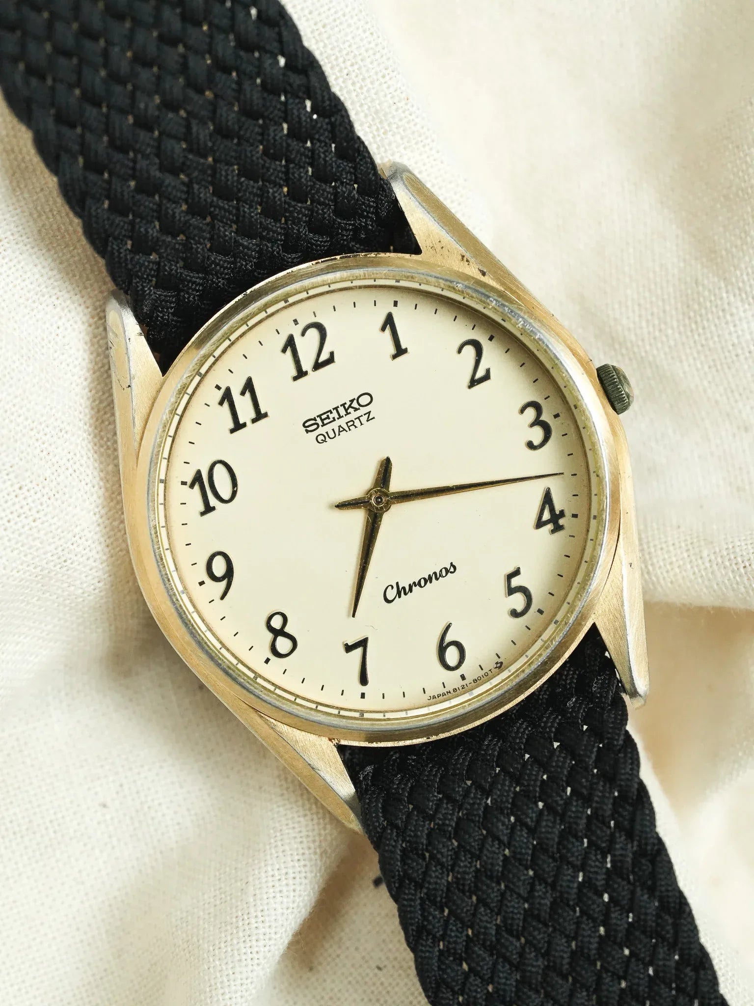 Seiko - Chronos Or Patine Chiffres Arabes - 1997