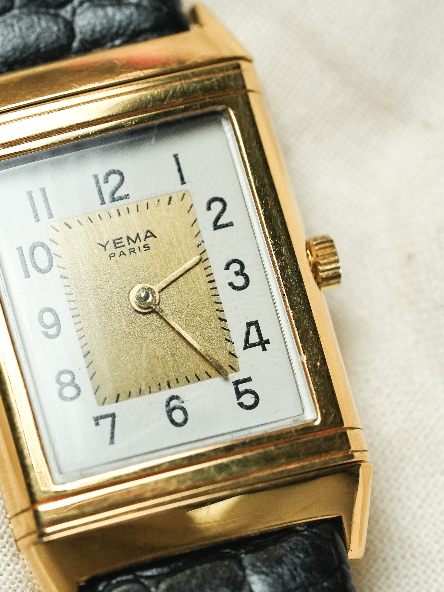 Yema - Paris "Reverso" plaqué or - 1990s