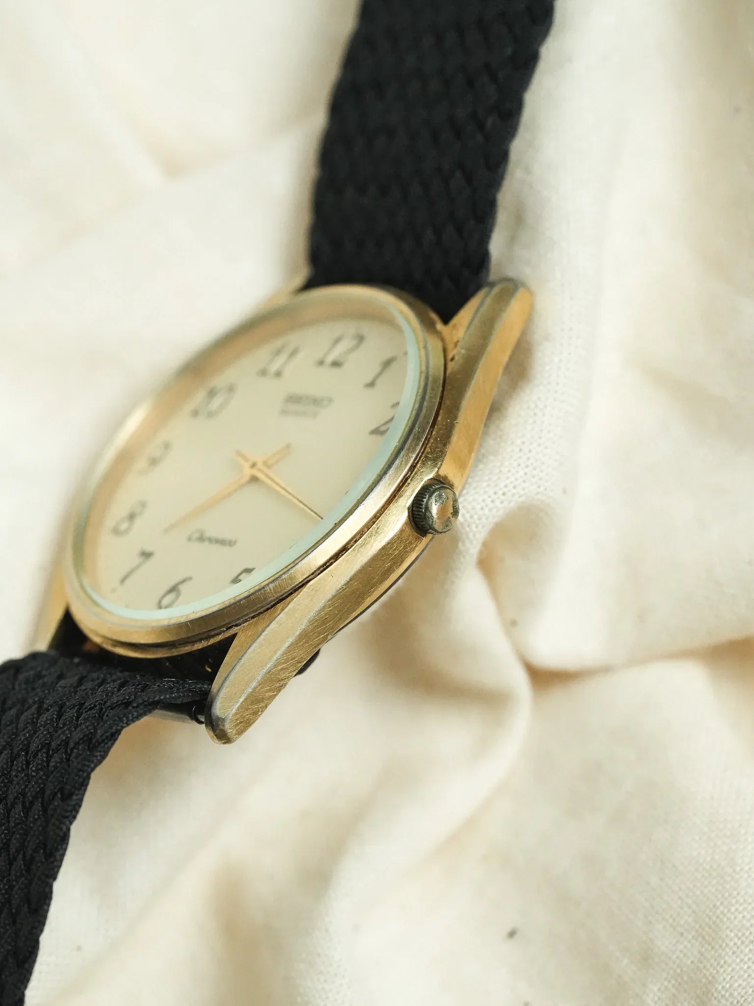 Seiko - Chronos Or Patine Chiffres Arabes - 1997