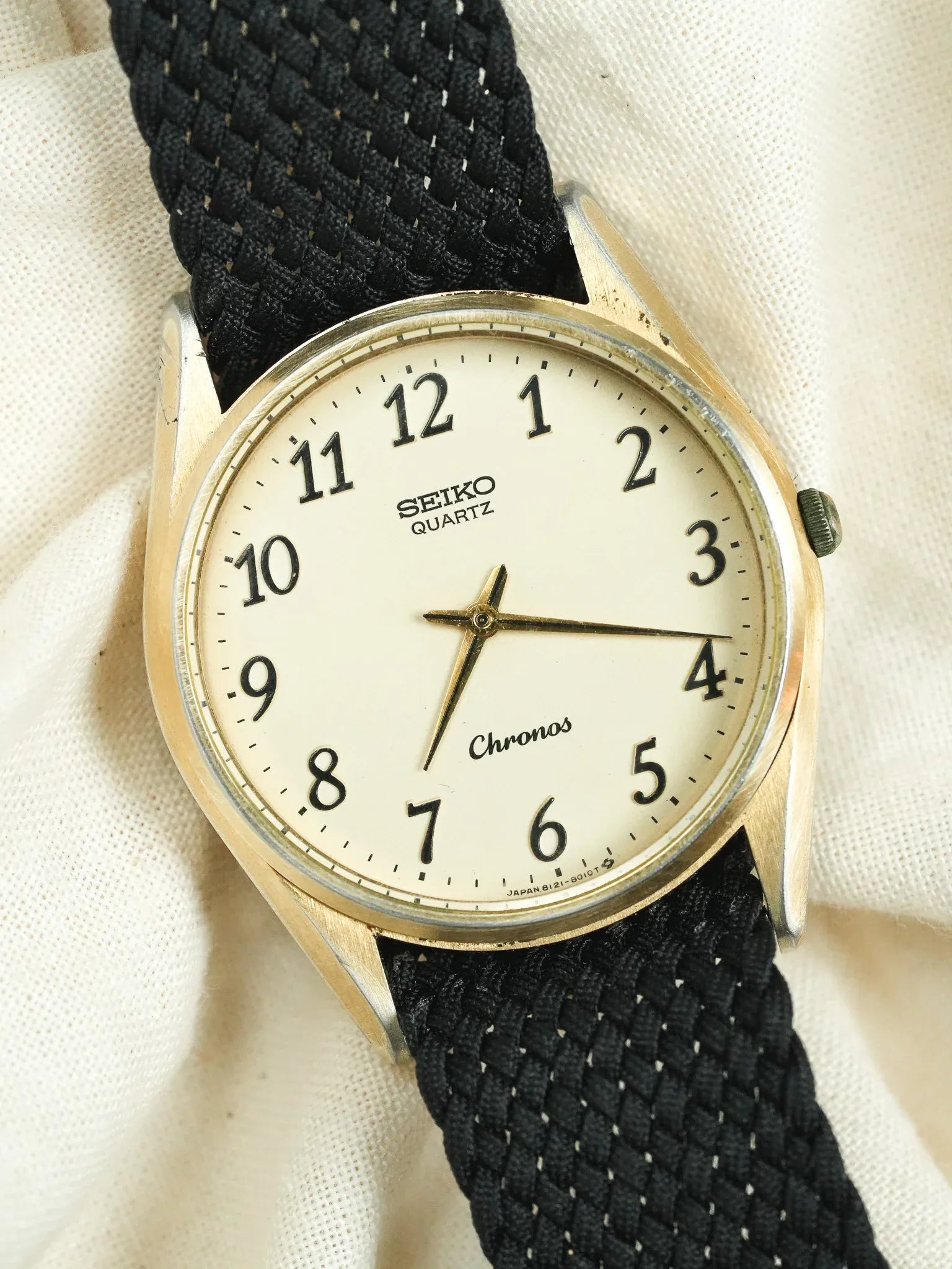 Seiko - Chronos Or Patine Chiffres Arabes - 1997