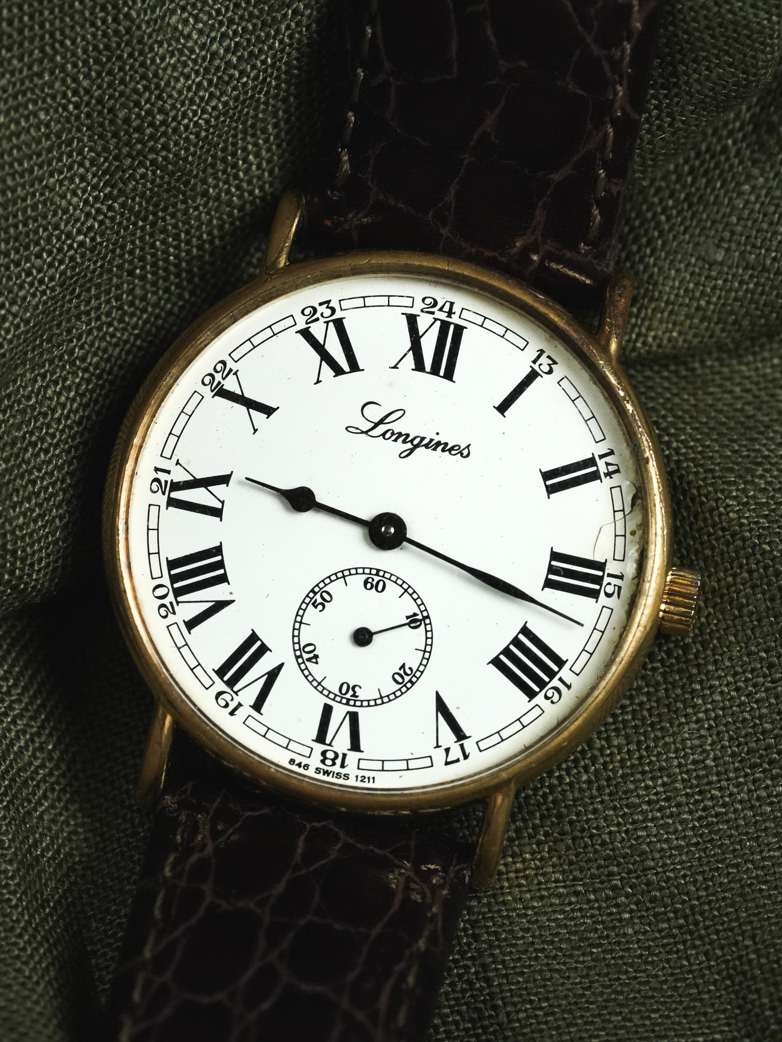 Longines - Style Ancien Romain Remontage manuel - 1970s